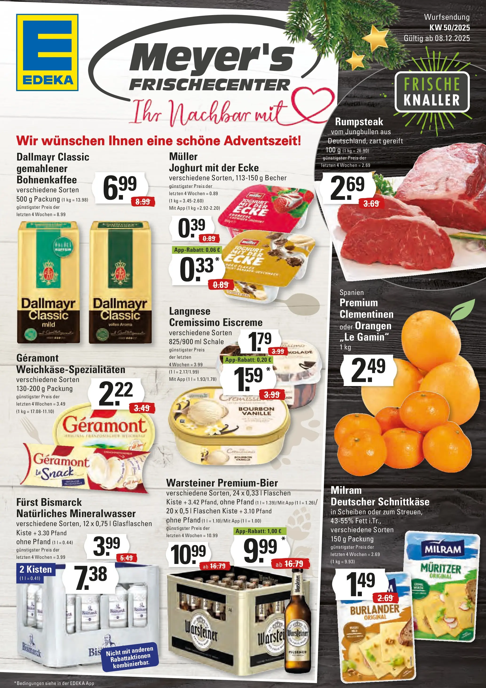 Edeka prospekt Hamburg	 (ab 07.12.2025) » Angebote Online | Seite: 1 | Produkte: Langnese, Joghurt, Eiscreme, Steak