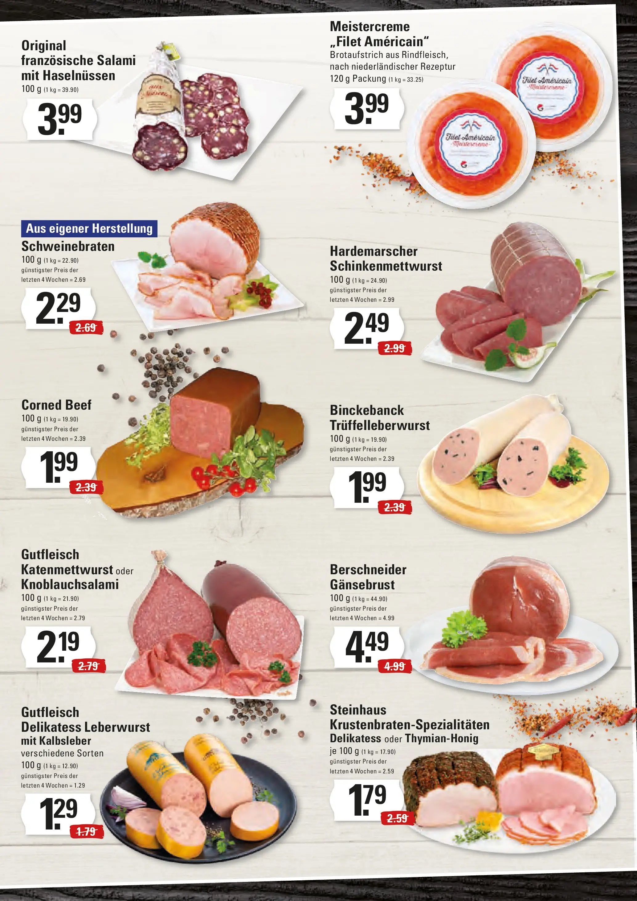 Edeka prospekt Hamburg	 (ab 07.12.2025) » Angebote Online | Seite: 5 | Produkte: Kalbsleber, Salami
