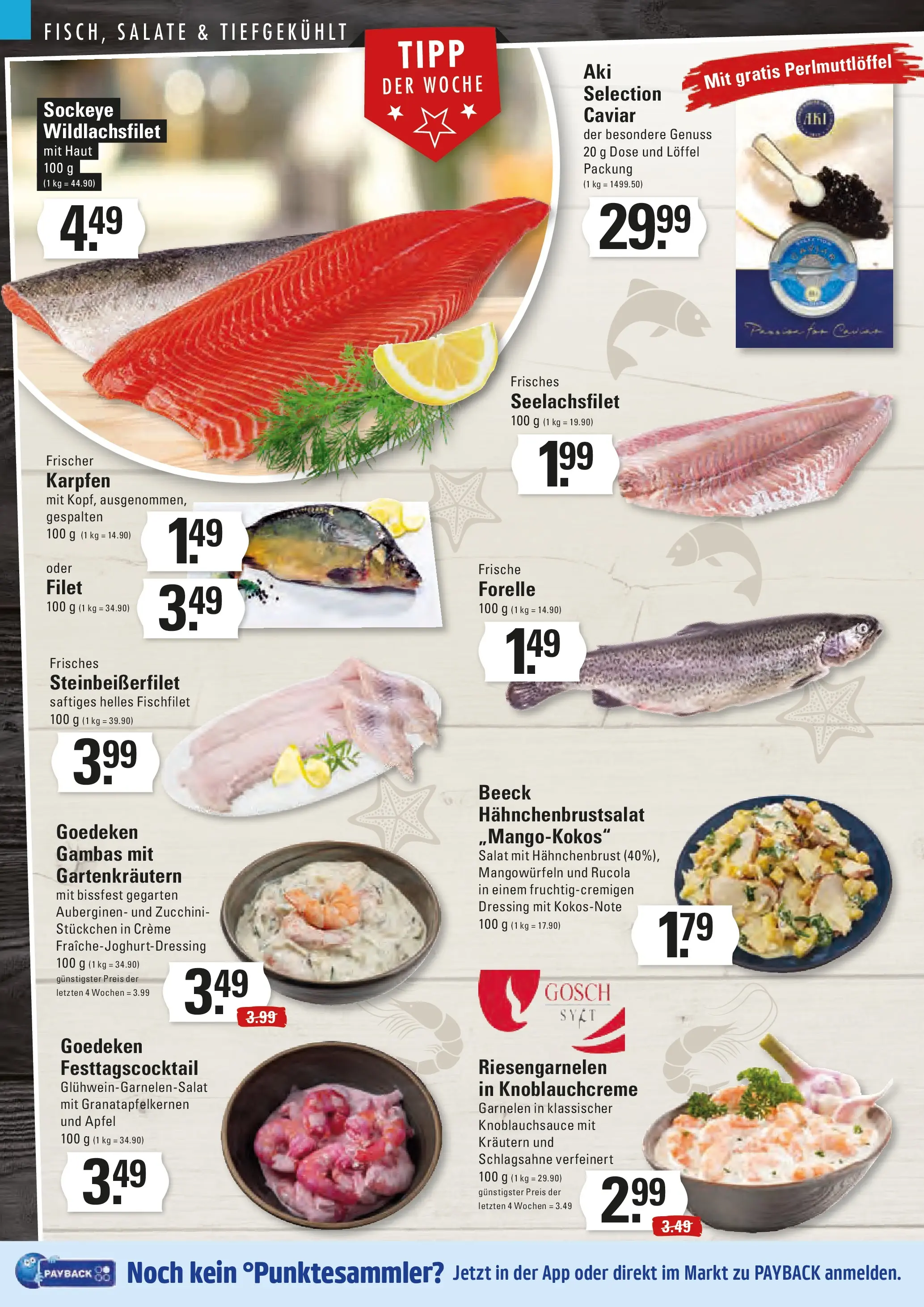 Edeka prospekt Hamburg	 (ab 07.12.2025) » Angebote Online | Seite: 6 | Produkte: Garnelen, Zucchini, Salat, Hahnchenbrust