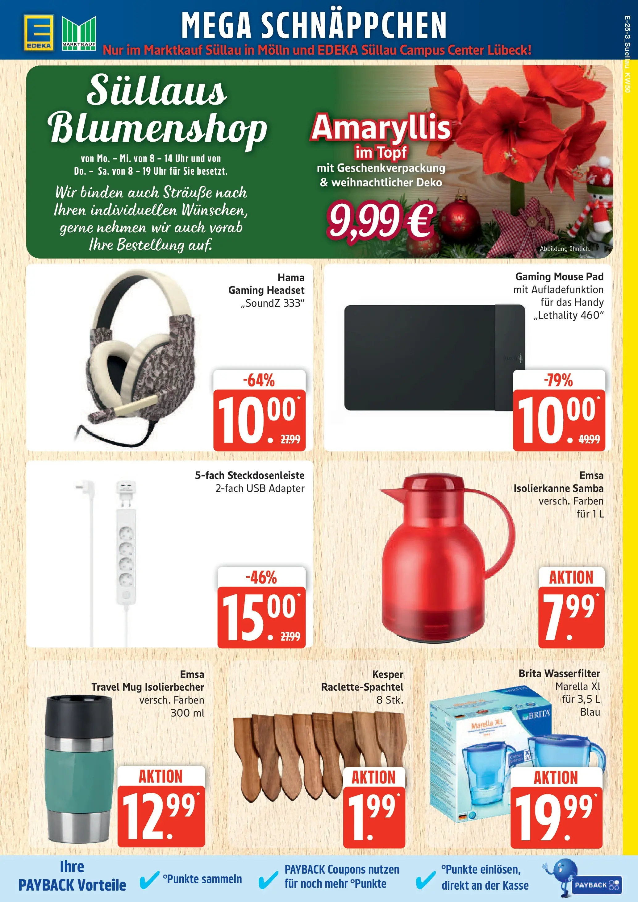 Edeka prospekt Ratzeburg	 (ab 07.12.2025) » Angebote Online | Seite: 28 | Produkte: Adapter, USB, Headset, Uhr