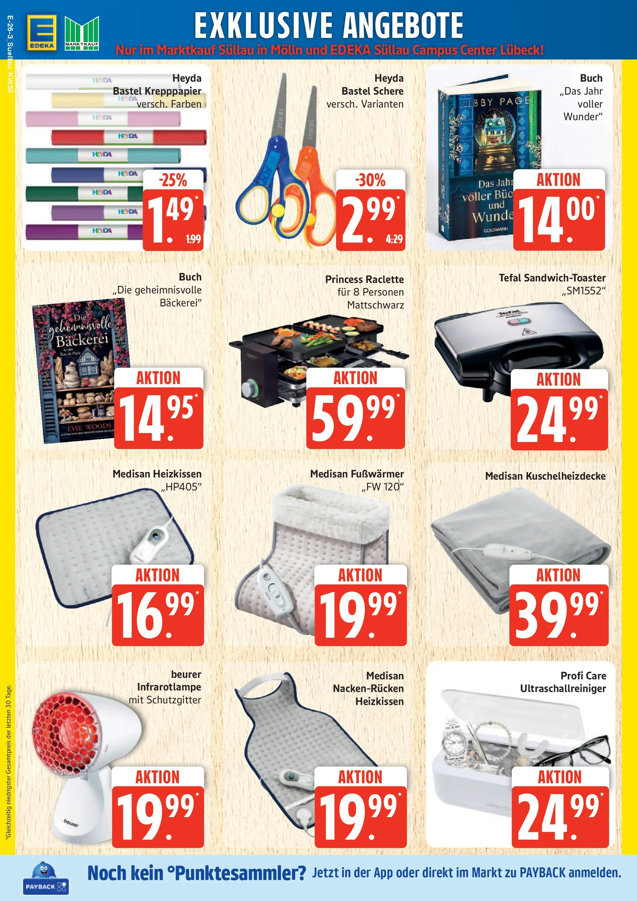 Edeka prospekt Ratzeburg	 (ab 07.12.2025) » Angebote Online | Seite: 29 | Produkte: Grill, Toaster, Raclette, Heizkissen