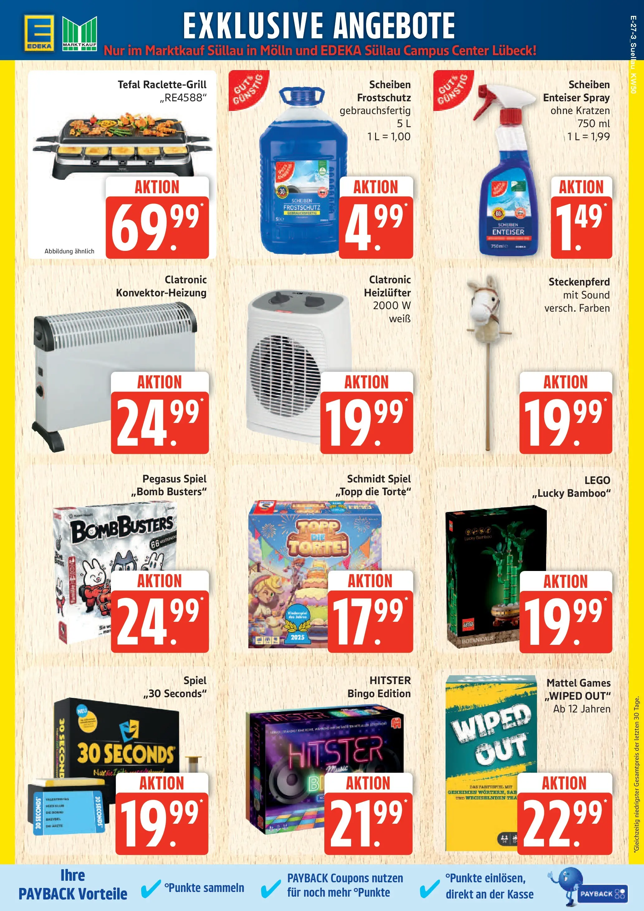 Edeka prospekt Ratzeburg	 (ab 07.12.2025) » Angebote Online | Seite: 30 | Produkte: Spiel, Grill, Raclette