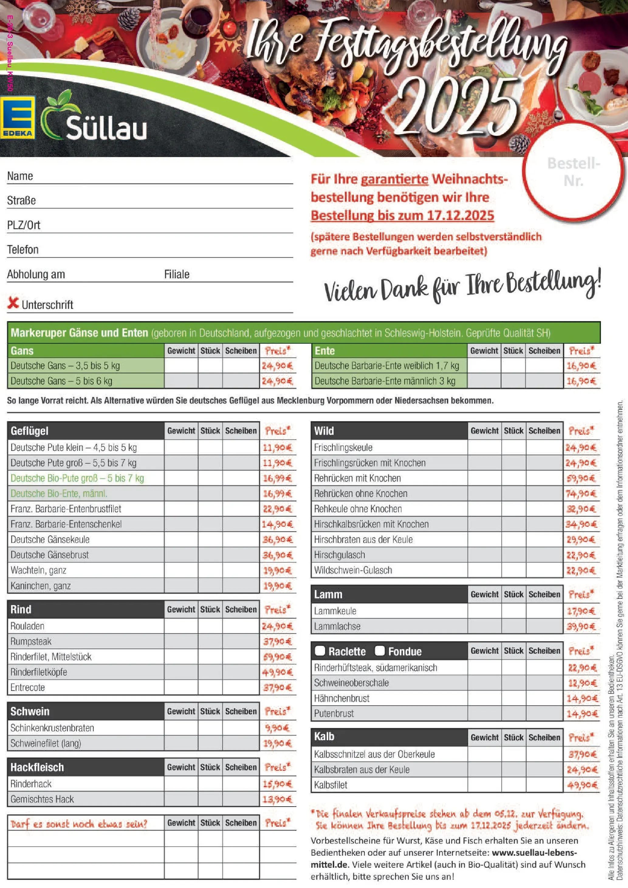 Edeka prospekt Ratzeburg	 (ab 07.12.2025) » Angebote Online | Seite: 31 | Produkte: Fisch, Fondue, Telefon, Hahnchenbrust