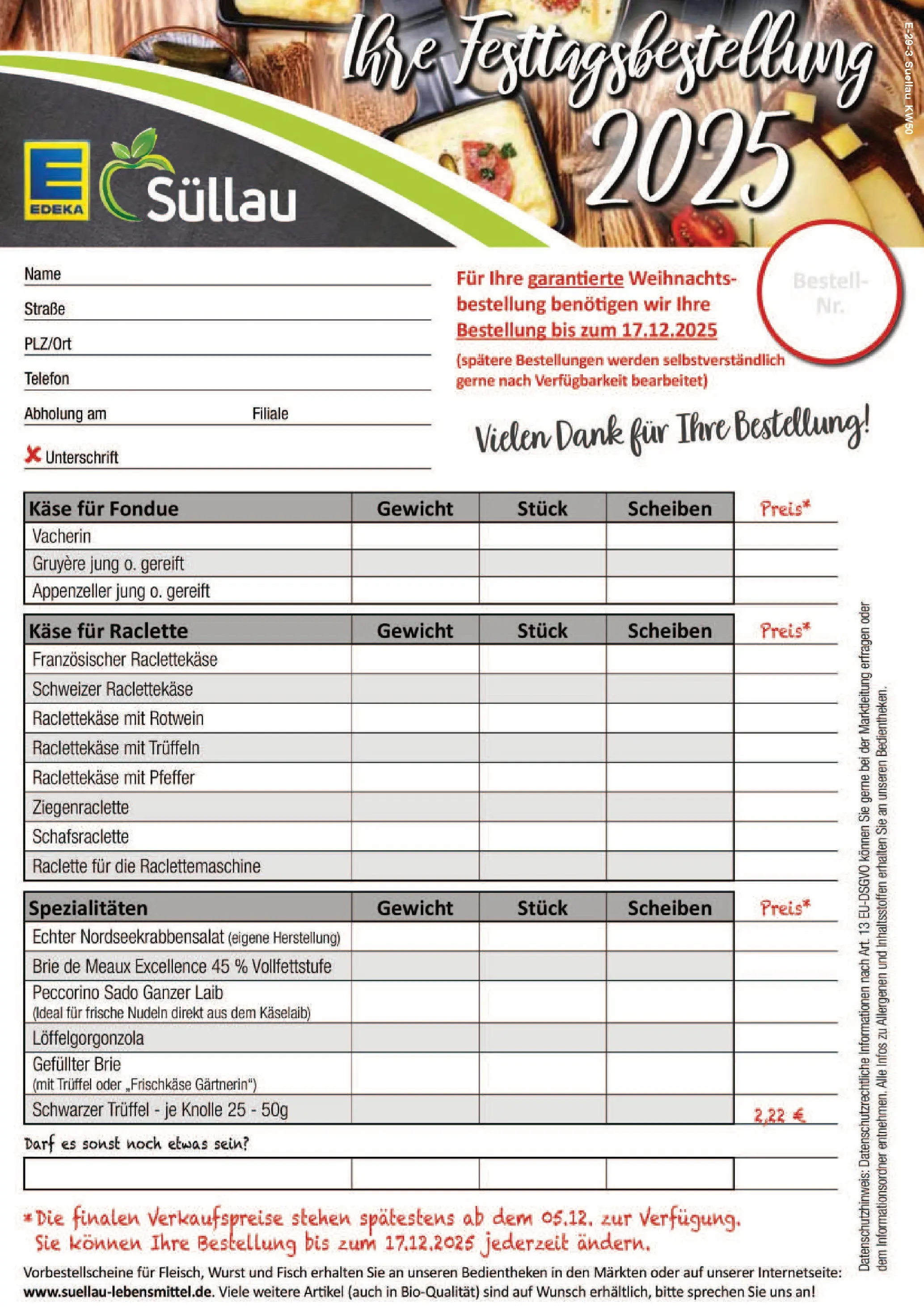 Edeka prospekt Ratzeburg	 (ab 07.12.2025) » Angebote Online | Seite: 32 | Produkte: Gewicht, Wurst, Nudeln, Telefon