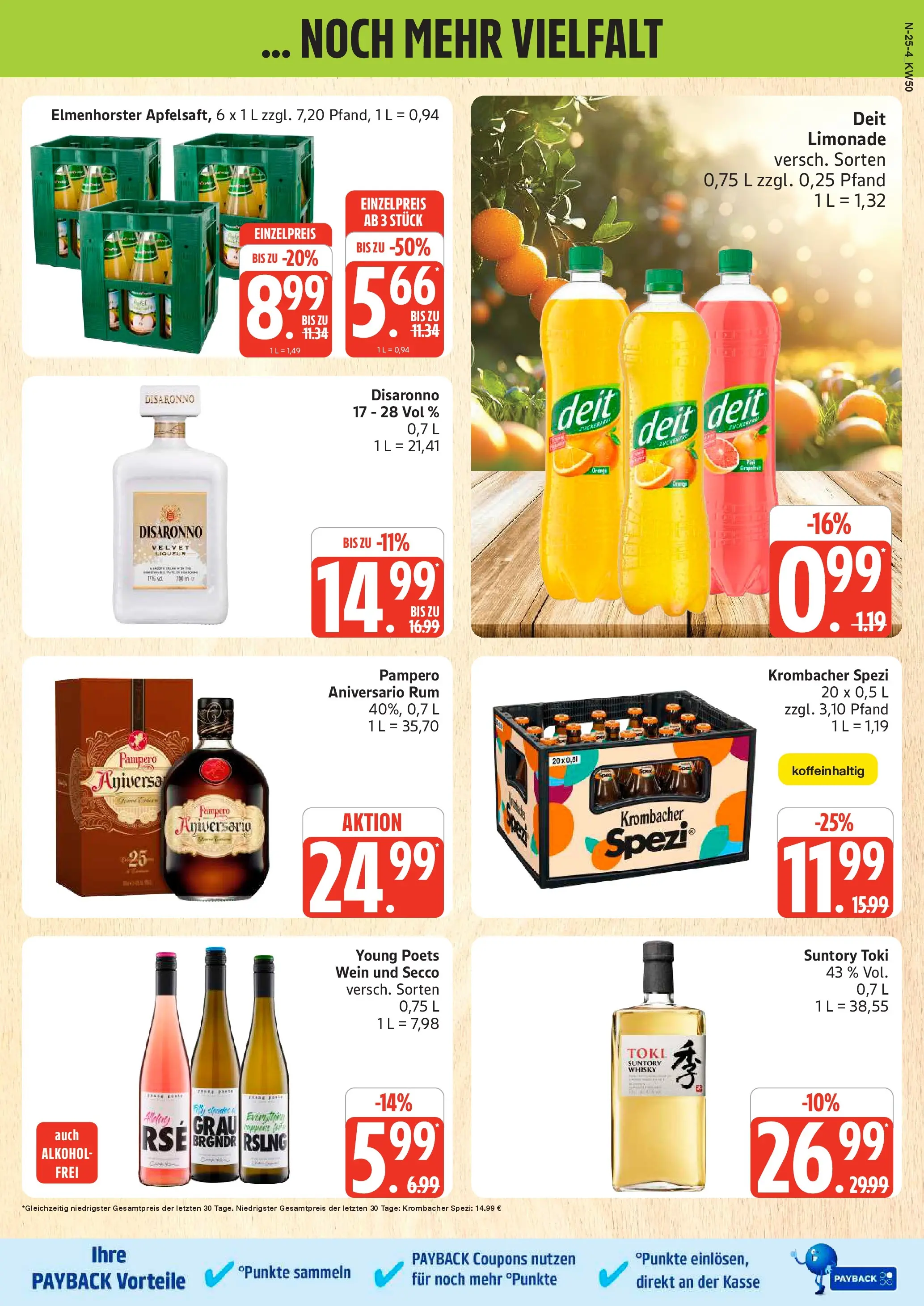 Edeka prospekt Rostock	 (ab 07.12.2025) » Angebote Online | Seite: 25 | Produkte: Whisky, Apple, Krombacher, Wein