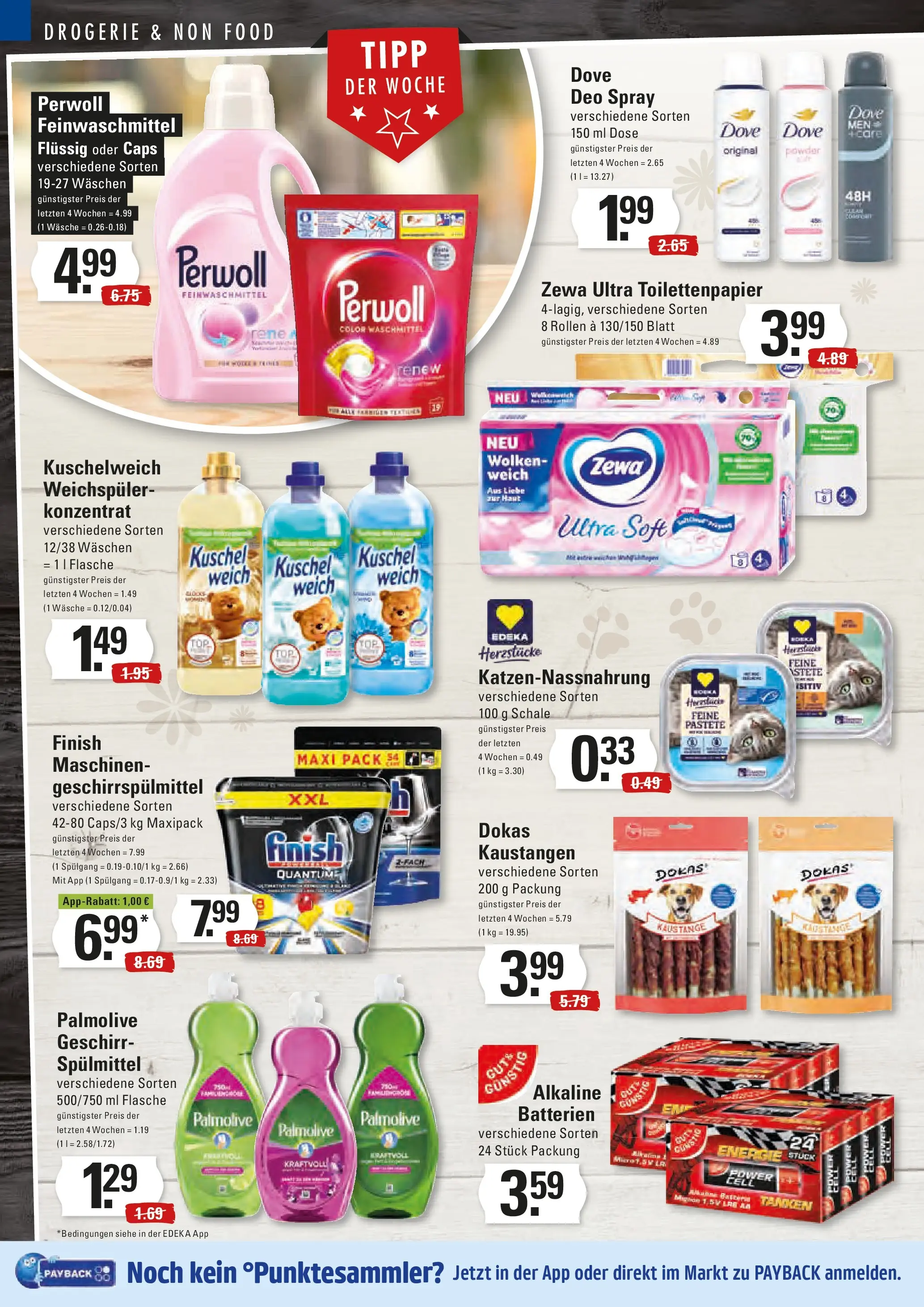 Edeka prospekt Stade	 (ab 07.12.2025) » Angebote Online | Seite: 16 | Produkte: Perwoll, Deodorant, Geschirrspülmittel, Toilettenpapier