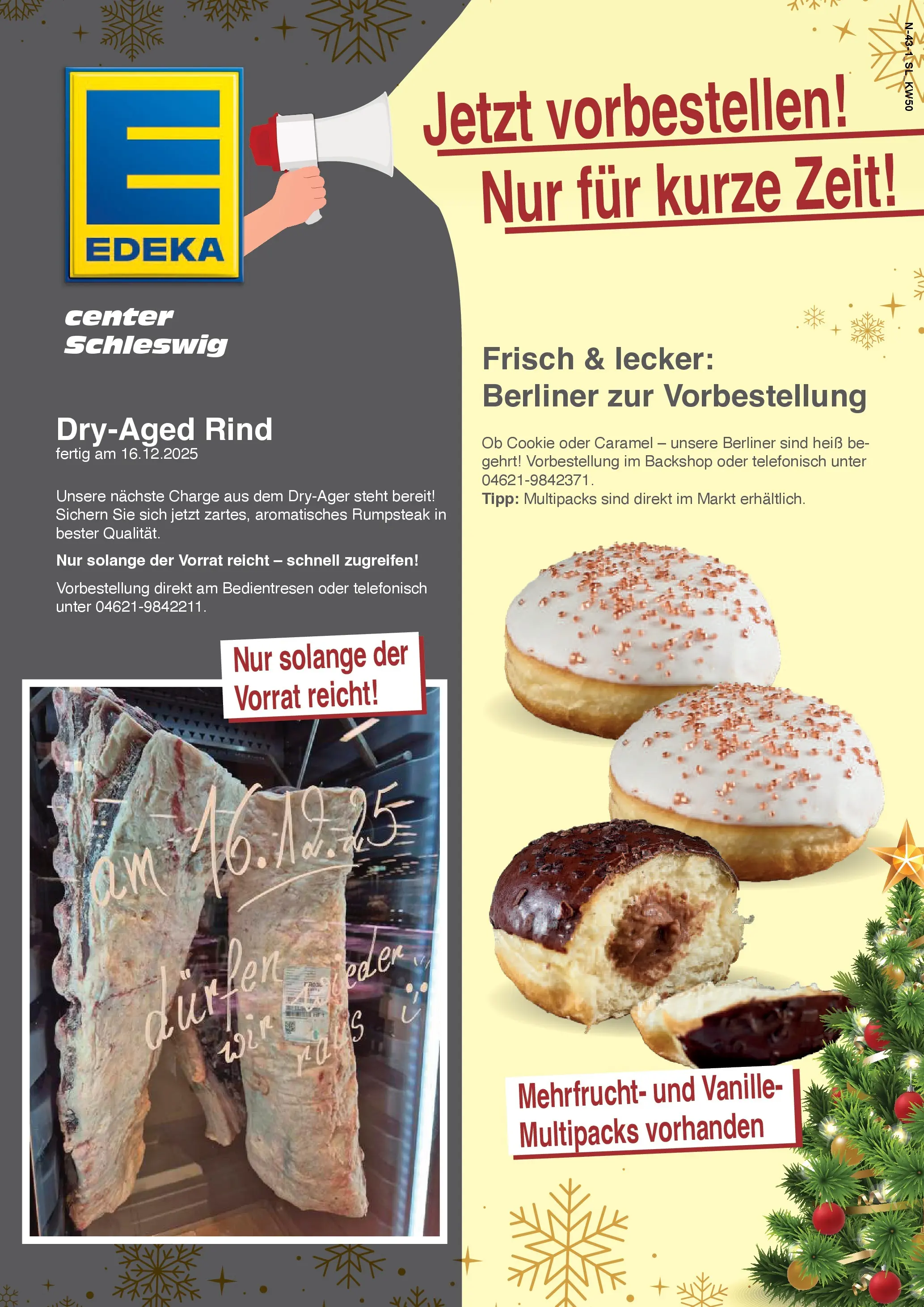 Marktkauf - Marktkauf: Wochenangebote (ab 08.12.2025) » Angebote online | Seite: 43 | Produkte: Berliner, Rumpsteak