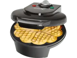 Bomann WA 5018 CB Waffelautomat, Schwarz, 1200 Watt