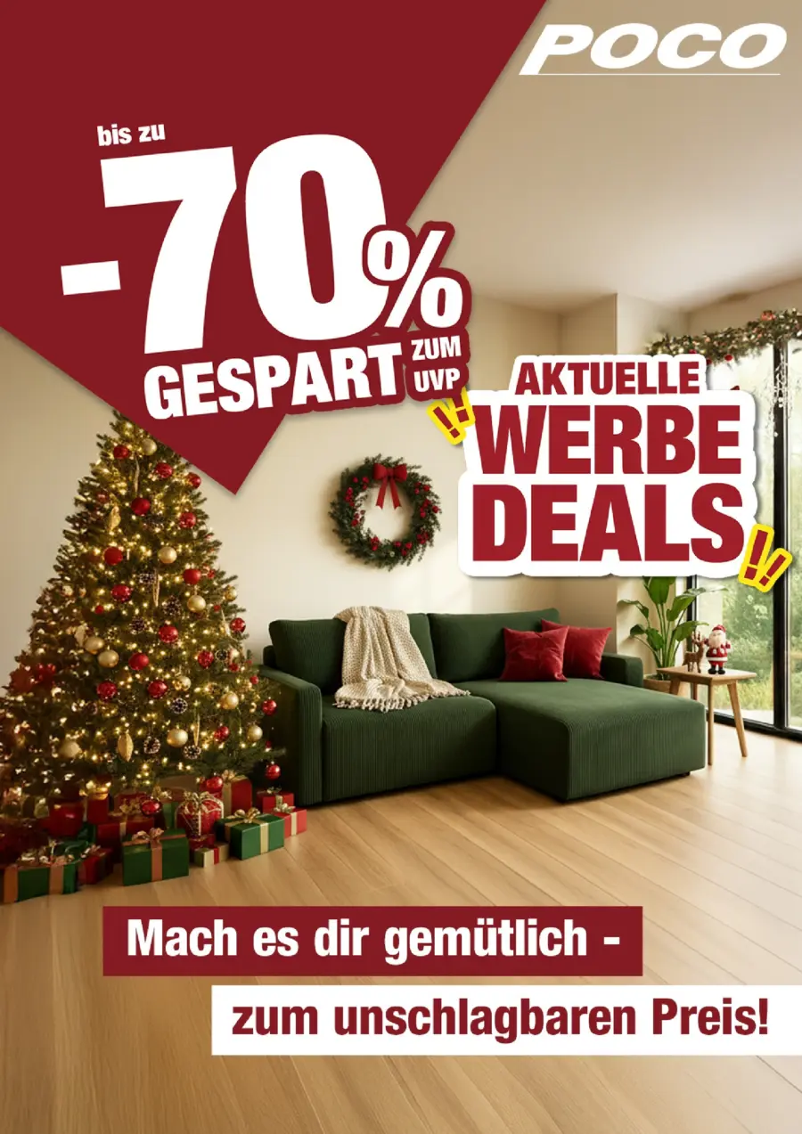 Poco: Bis zu 70% gespart