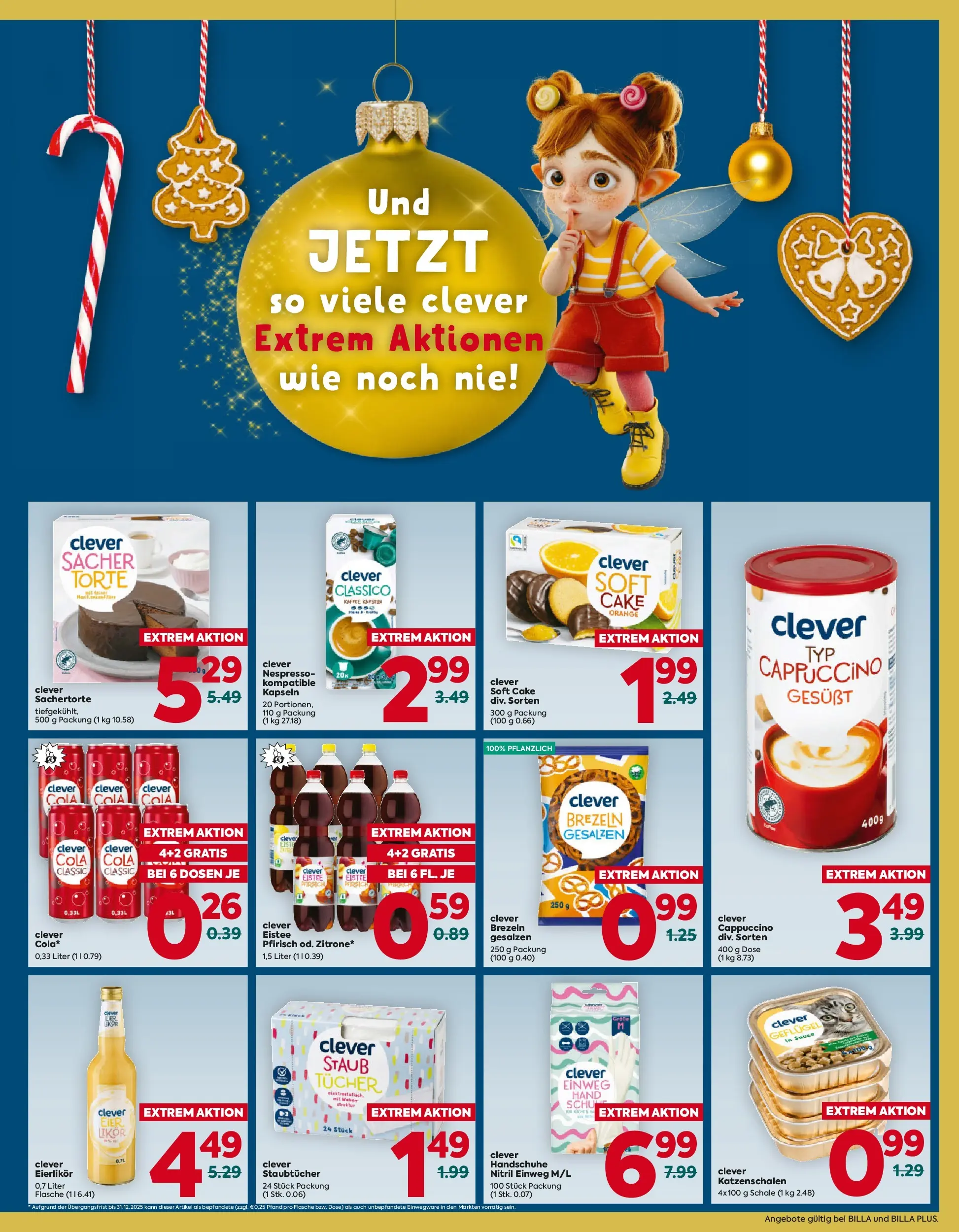 Billa Flugblatt - Bad Radkersburg, Ramsau, Fehring ab 11.12.2025 - Angebote, Prospekt | Seite: 5 | Produkte: Pfirsich, Handschuhe, Eier, Kaffee