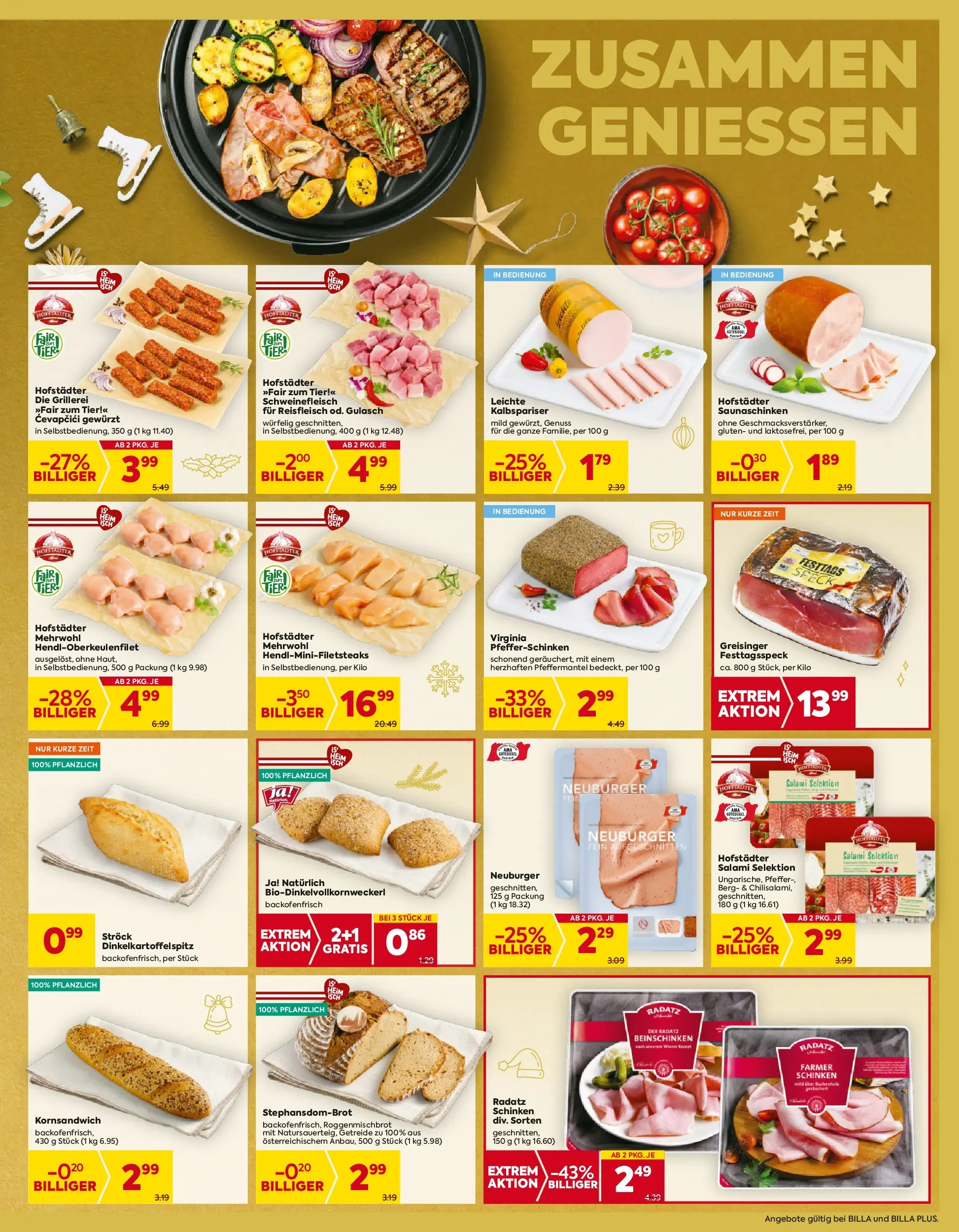 Billa Flugblatt - Bad Radkersburg, Ramsau, Fehring ab 11.12.2025 - Angebote, Prospekt | Seite: 7 | Produkte: Getreide, Pfeffer, Salami, Schweinefleisch