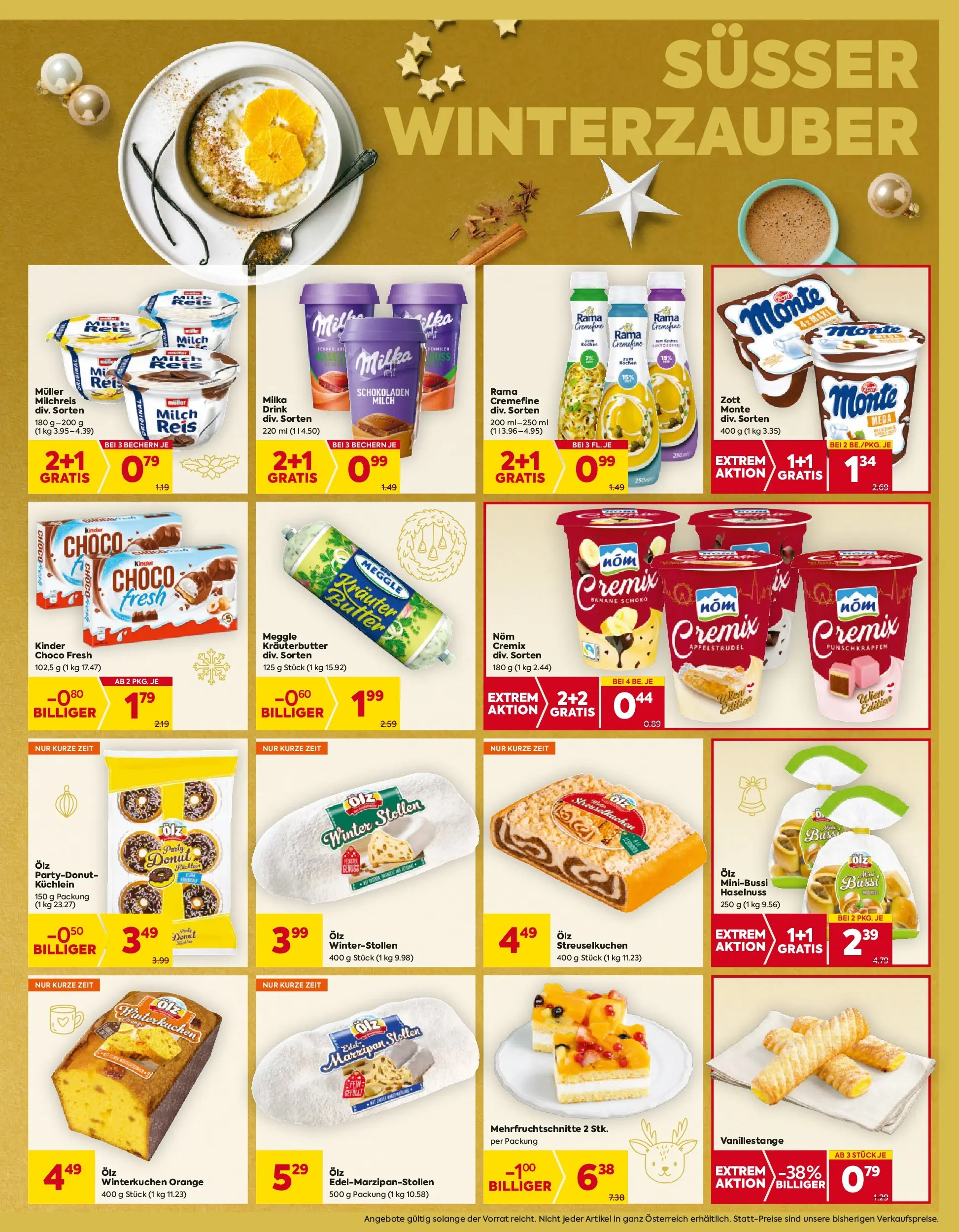 Billa Flugblatt - Bad Radkersburg, Ramsau, Fehring ab 11.12.2025 - Angebote, Prospekt | Seite: 9 | Produkte: Milch, Butter, Reis