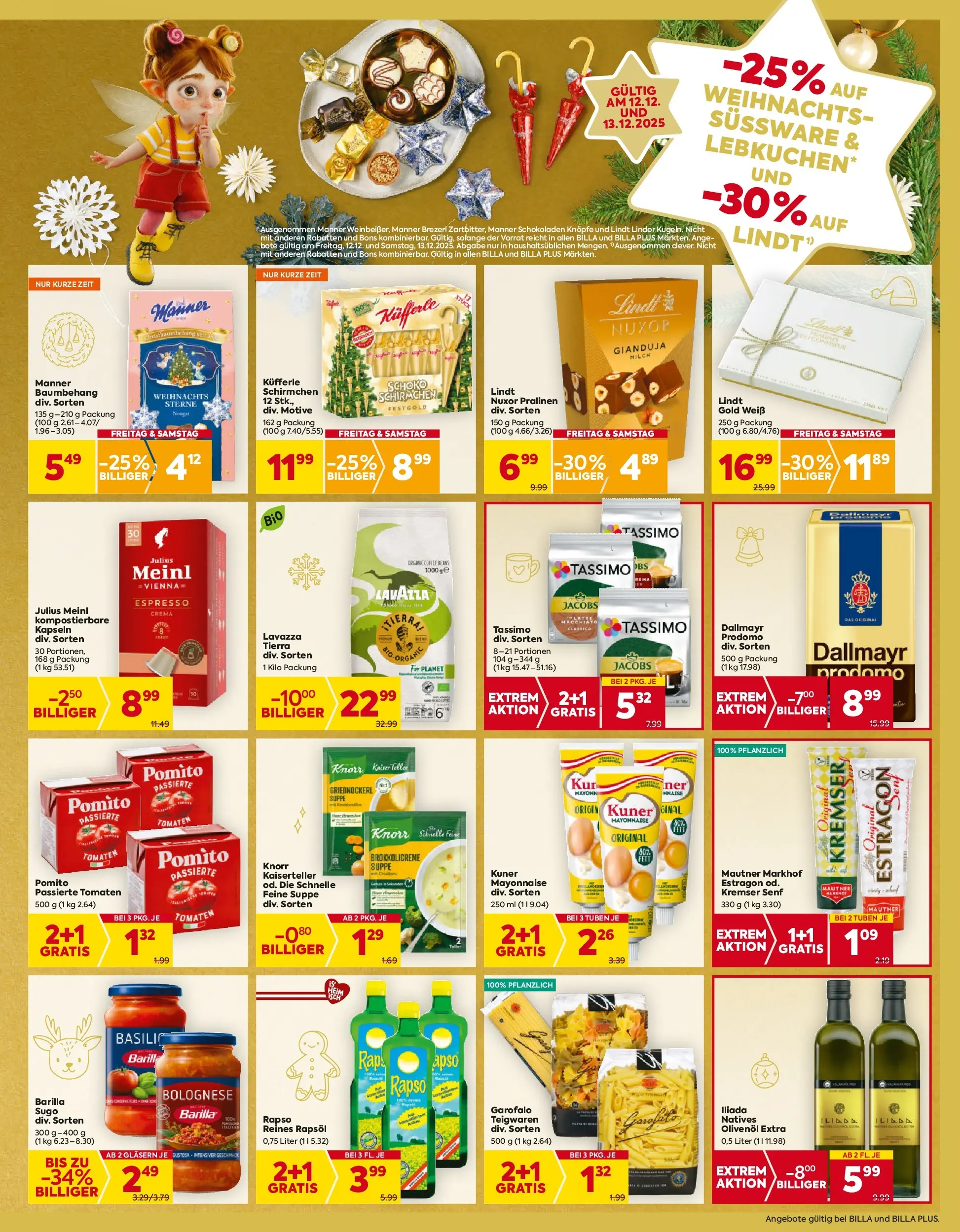 Billa Flugblatt - Bad Radkersburg, Ramsau, Fehring ab 11.12.2025 - Angebote, Prospekt | Seite: 11 | Produkte: Mayonnaise, Milch, Tomaten