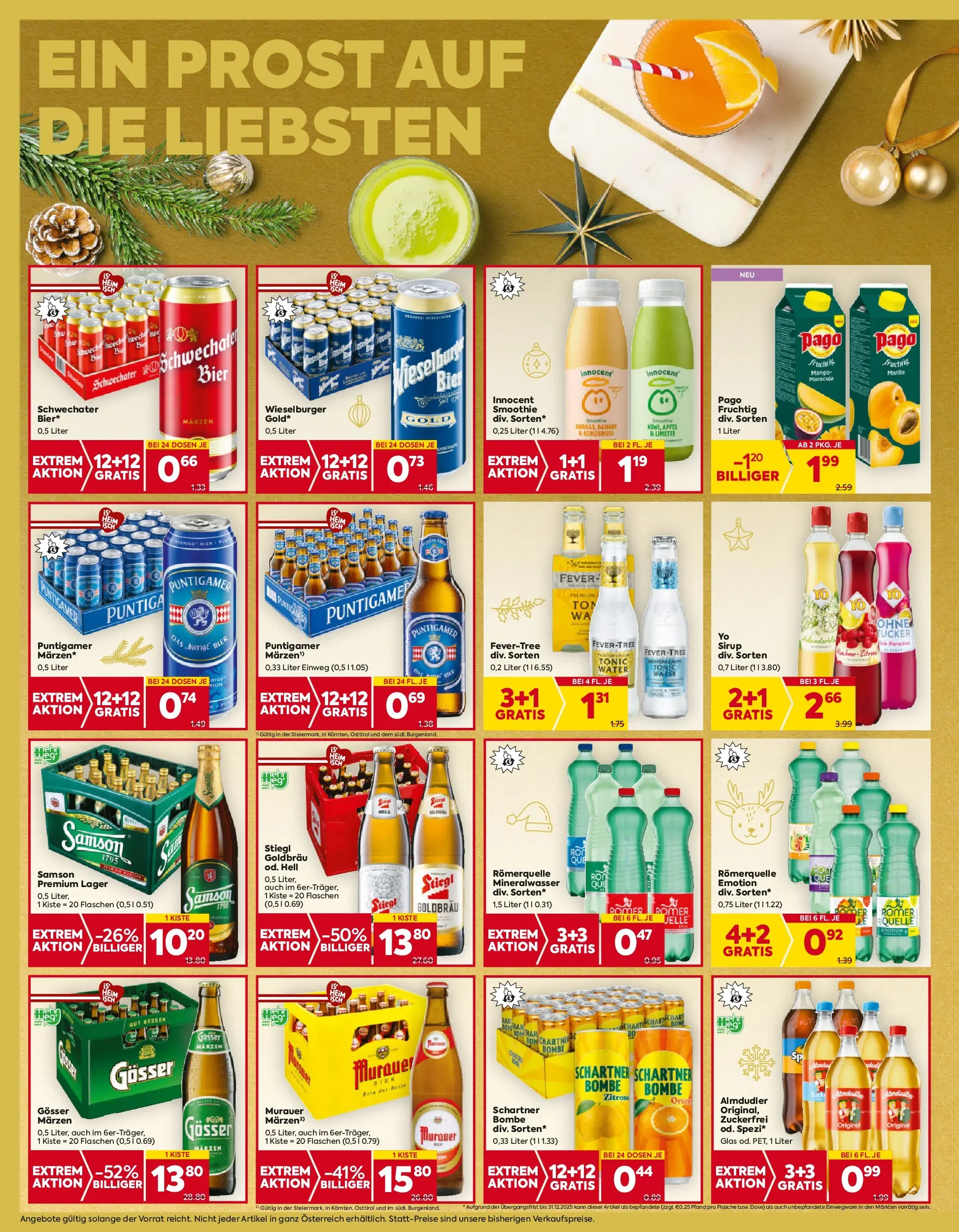 Billa Flugblatt - Bad Radkersburg, Ramsau, Fehring ab 11.12.2025 - Angebote, Prospekt | Seite: 12 | Produkte: Mango, Limette, Bier, Äpfel