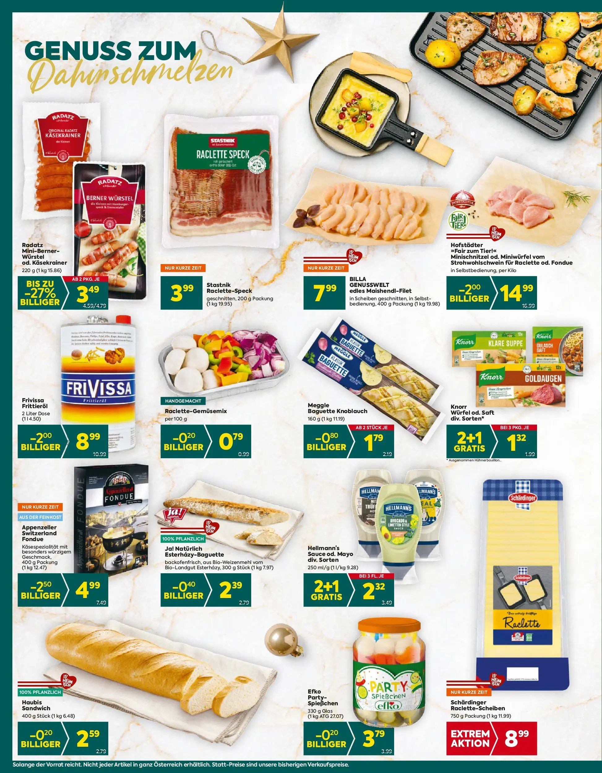 Billa Plus Flugblatt - Burgenland von 11.12.2025 - Aktuelle Angebote | Seite: 4 | Produkte: Knoblauch, Jääkaappipakastin, Huile à frire, Saft