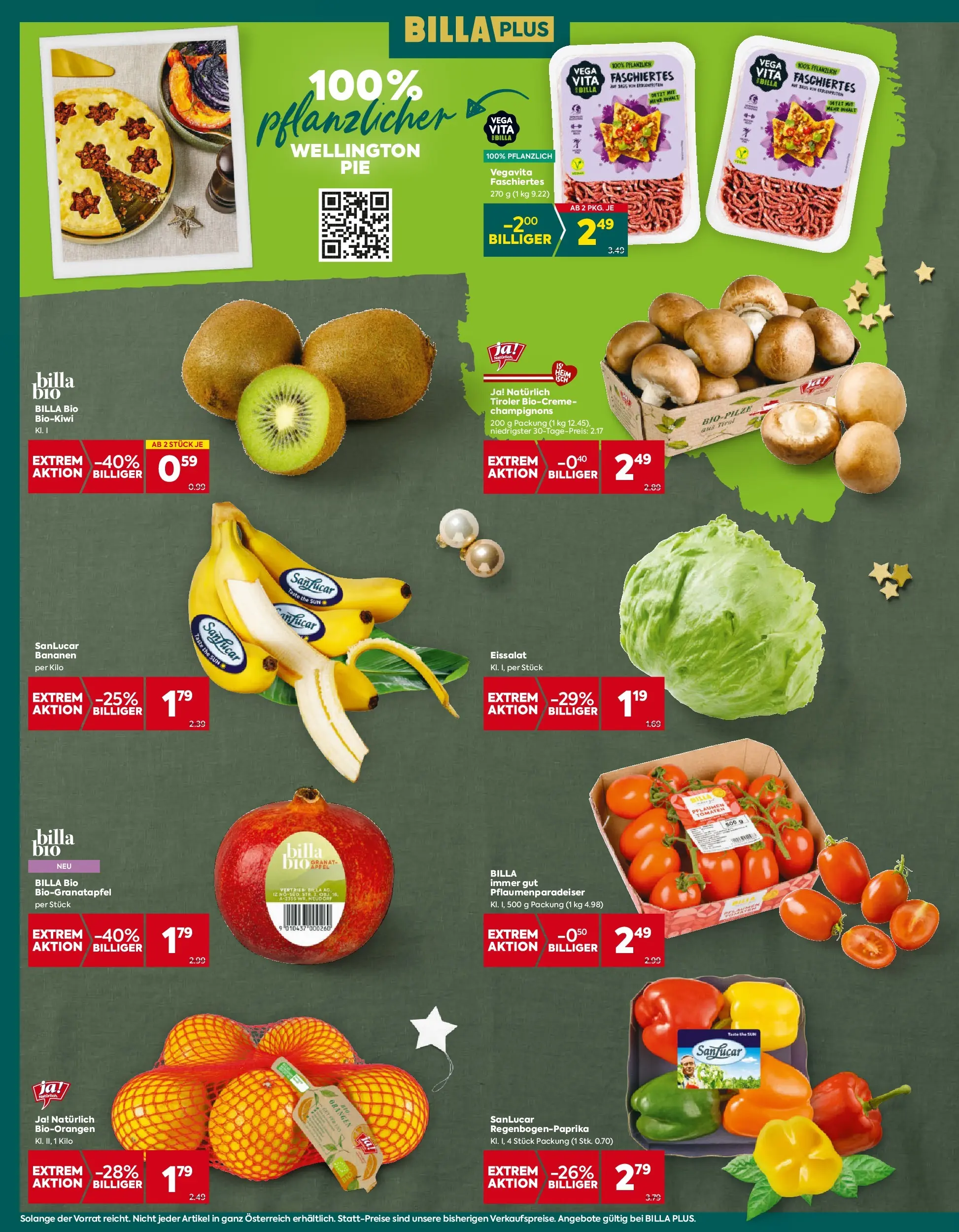Billa Plus Flugblatt - Burgenland von 11.12.2025 - Aktuelle Angebote | Seite: 6 | Produkte: Tomaten, Bananen