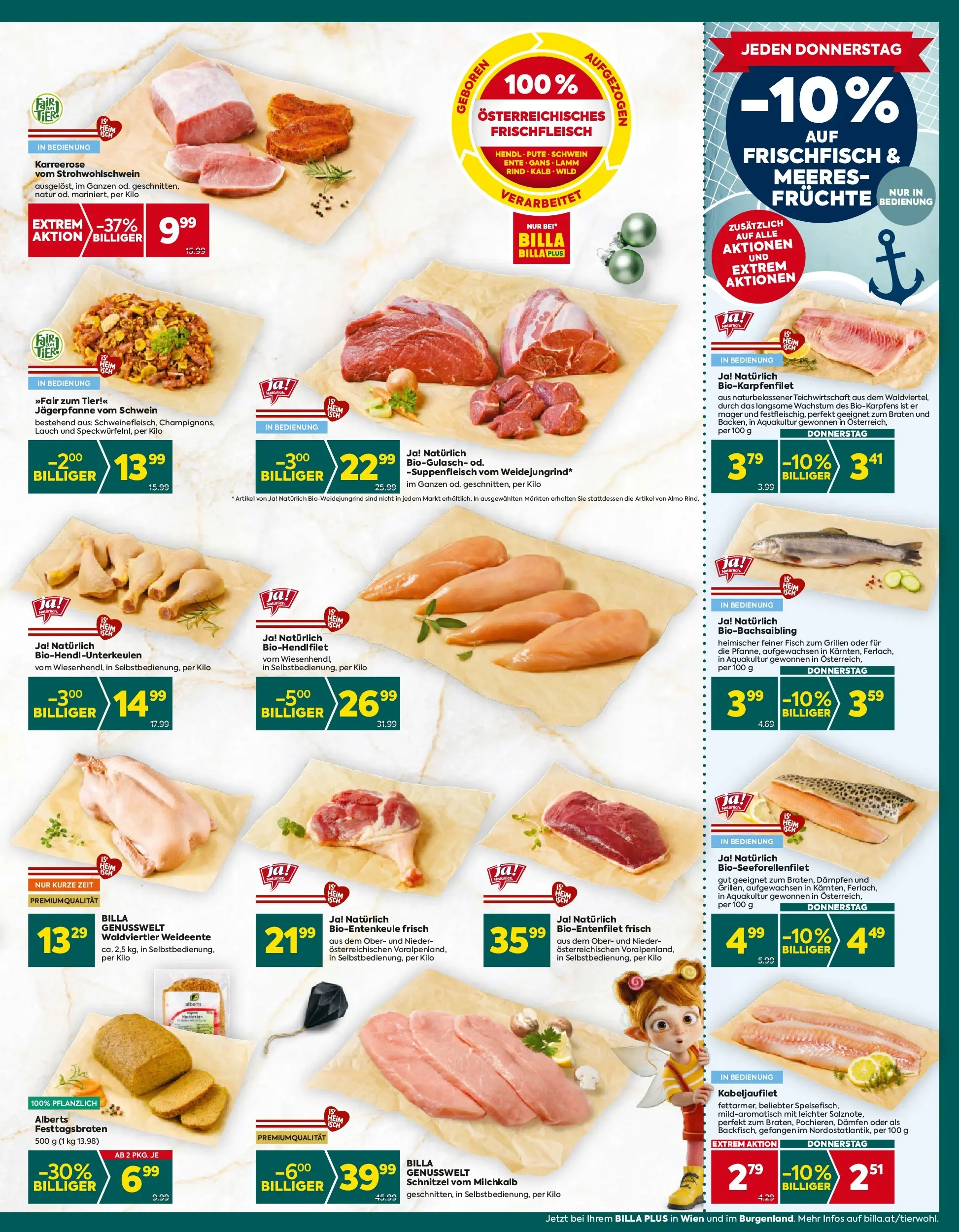 Billa Plus Flugblatt - Burgenland von 11.12.2025 - Aktuelle Angebote | Seite: 7 | Produkte: Fisch