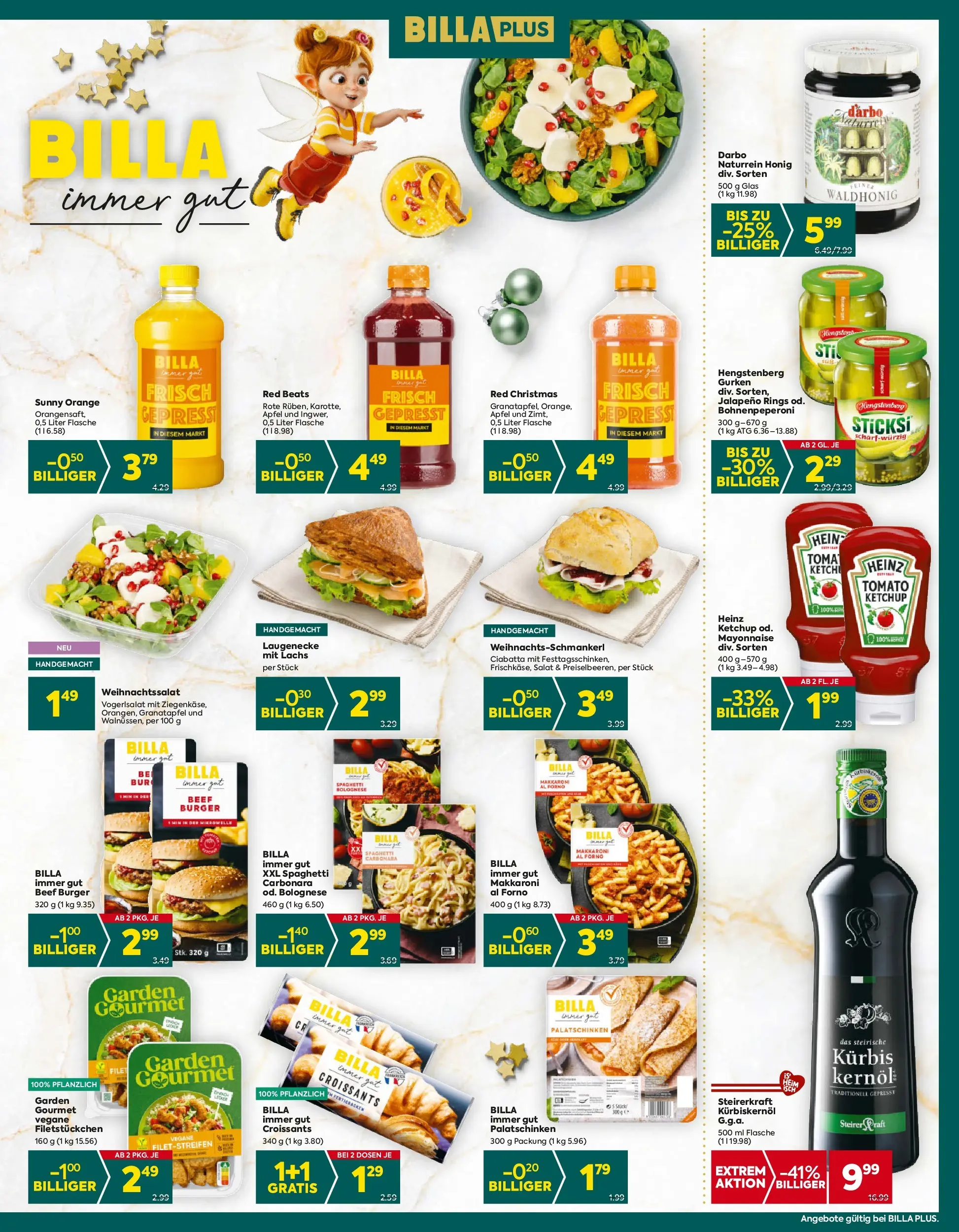 Billa Plus Flugblatt - Burgenland von 11.12.2025 - Aktuelle Angebote | Seite: 11 | Produkte: Ketchup, Gurken, Salat, Kürbis