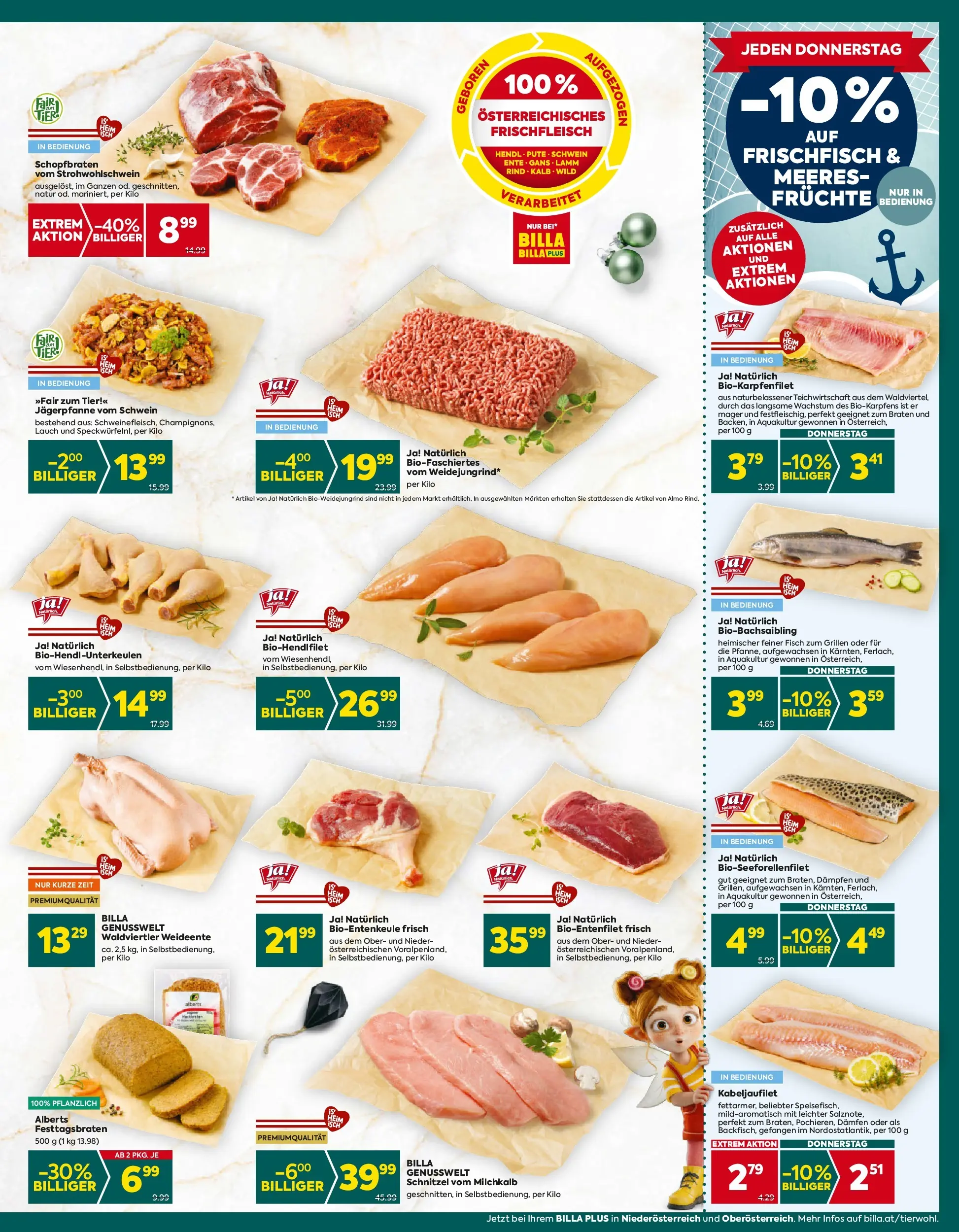Billa Plus Flugblatt - Niederösterreich von 11.12.2025 - Aktuelle Angebote | Seite: 7 | Produkte: Fisch