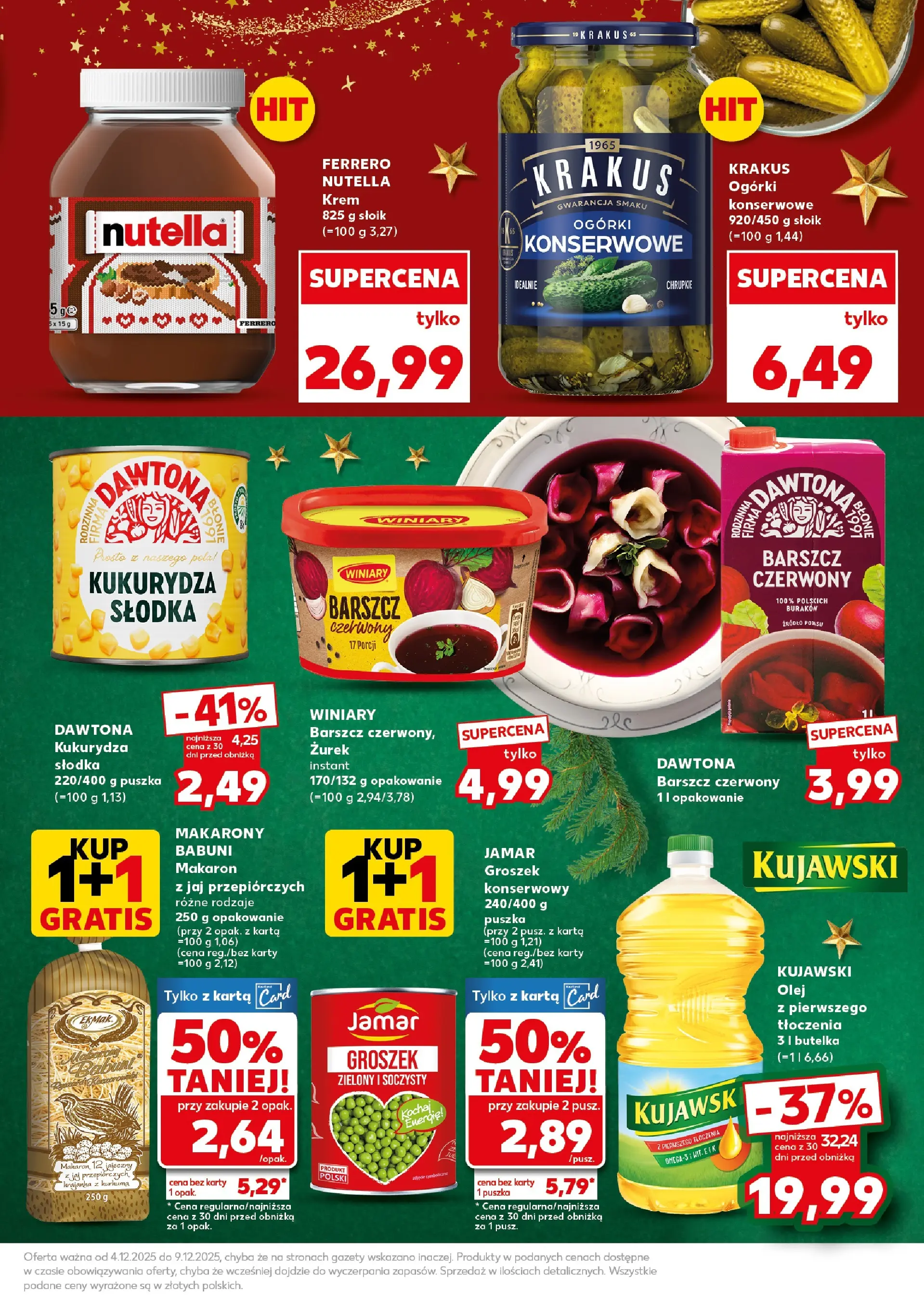 Kaufland gazetka - Super Weekend od 06.12.2025 - od jutra PDF | Strona: 7 | Produkty: Groszek, Nutella, Makarony, Makaron