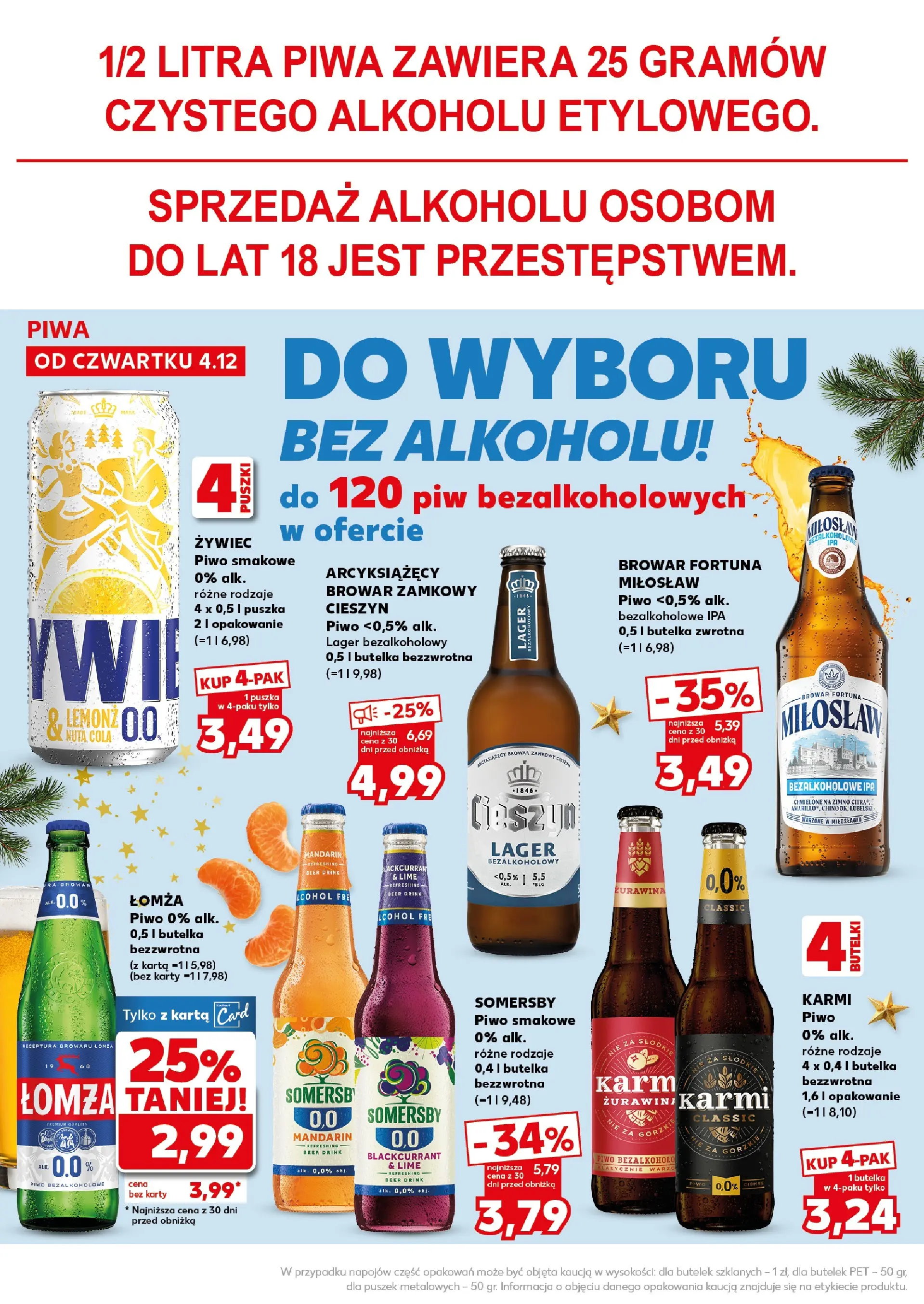 Kaufland gazetka - Super Weekend od 06.12.2025 - od jutra PDF | Strona: 22 | Produkty: Karta, Piwo, Somersby