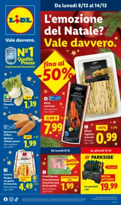 Anteprima del volantino Lidl Roma catalogo valido a partire dal 05.12.2025 Anteprima del volantino Lidl Roma catalogo valido a partire dal 05.12.2025