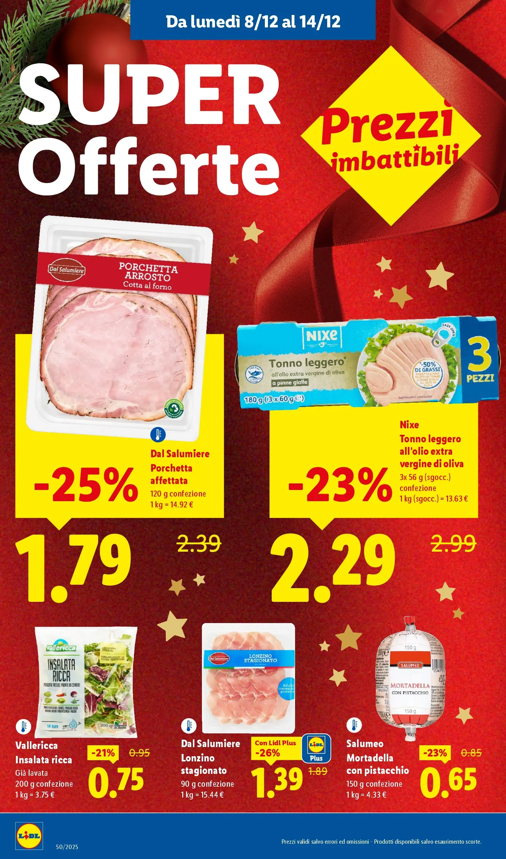 LIDL volantino della prossima settimana dal ﻿04/12/2025﻿ 📣 | Pagina: 10 | Prodotti: Arrosto, Porchetta, Mortadella, Forno