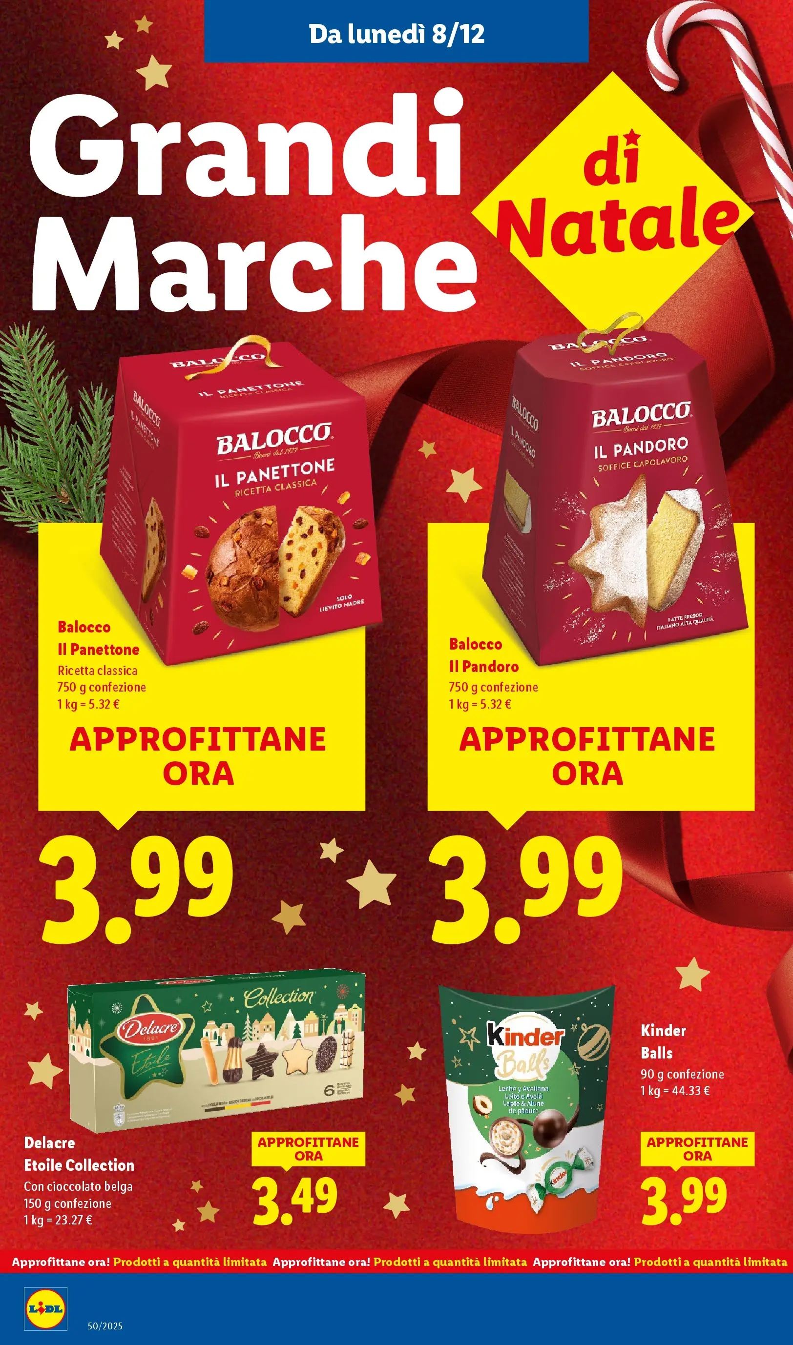 LIDL volantino della prossima settimana dal ﻿04/12/2025﻿ 📣 | Pagina: 14 | Prodotti: Cioccolato, Latte, Pandoro, Panettone