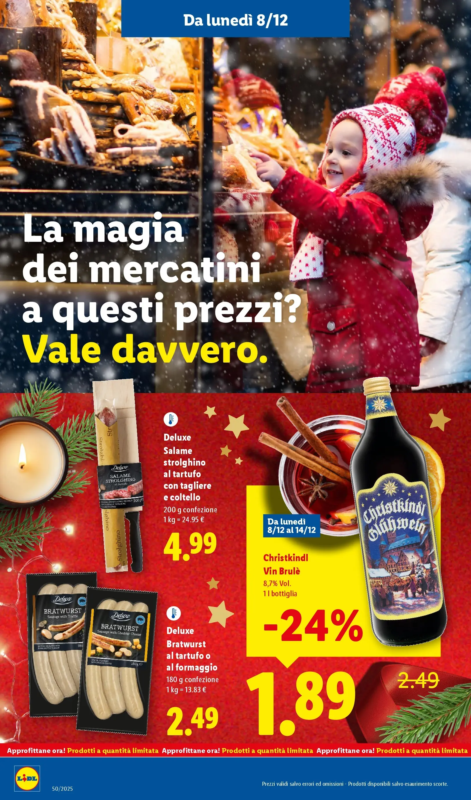 LIDL volantino della prossima settimana dal ﻿04/12/2025﻿ 📣 | Pagina: 26 | Prodotti: Tartufo, Salame, Formaggio, Bottiglia