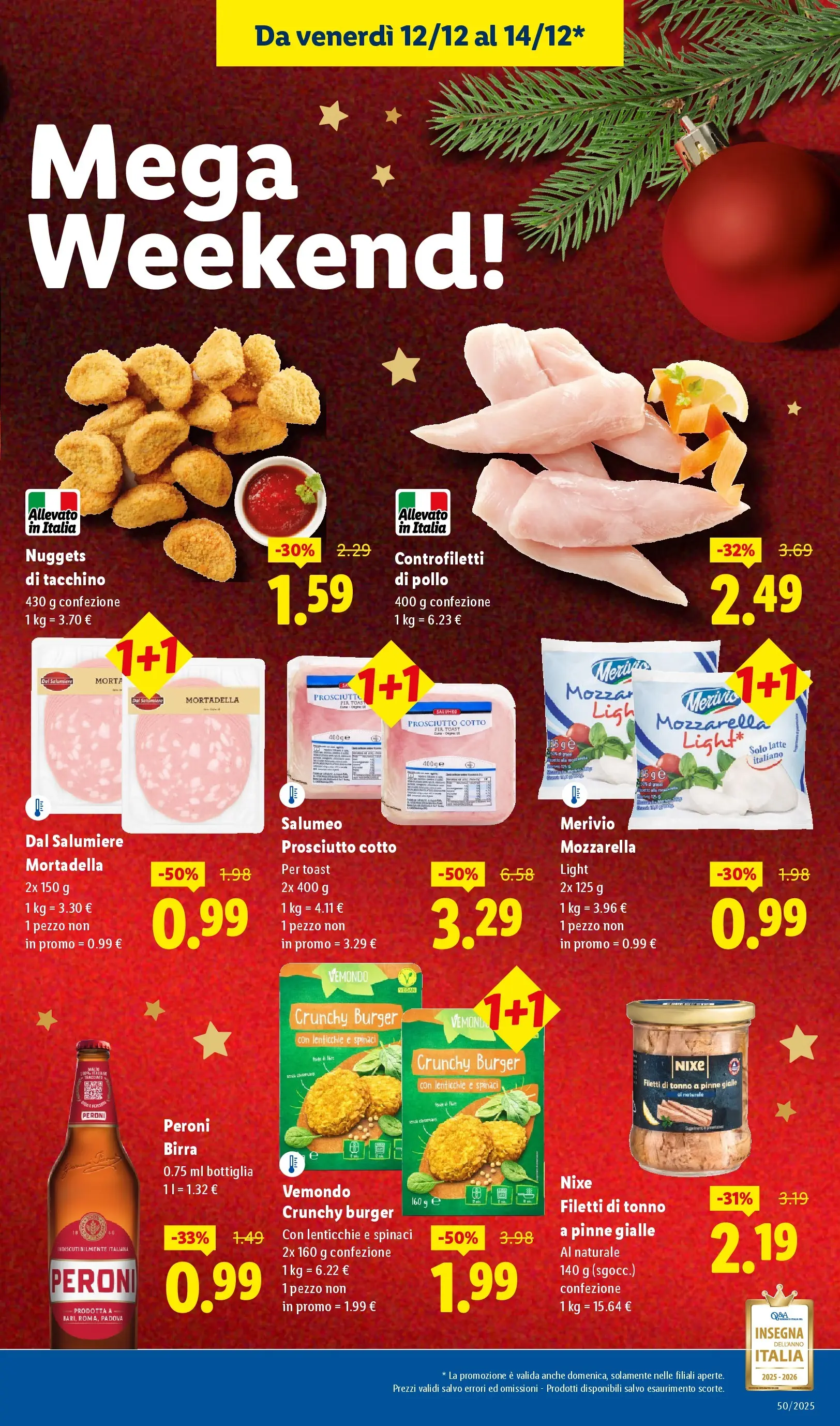 LIDL volantino della prossima settimana dal ﻿04/12/2025﻿ 📣 | Pagina: 59 | Prodotti: Tacchino, Prosciutto, Spinaci, Tonno