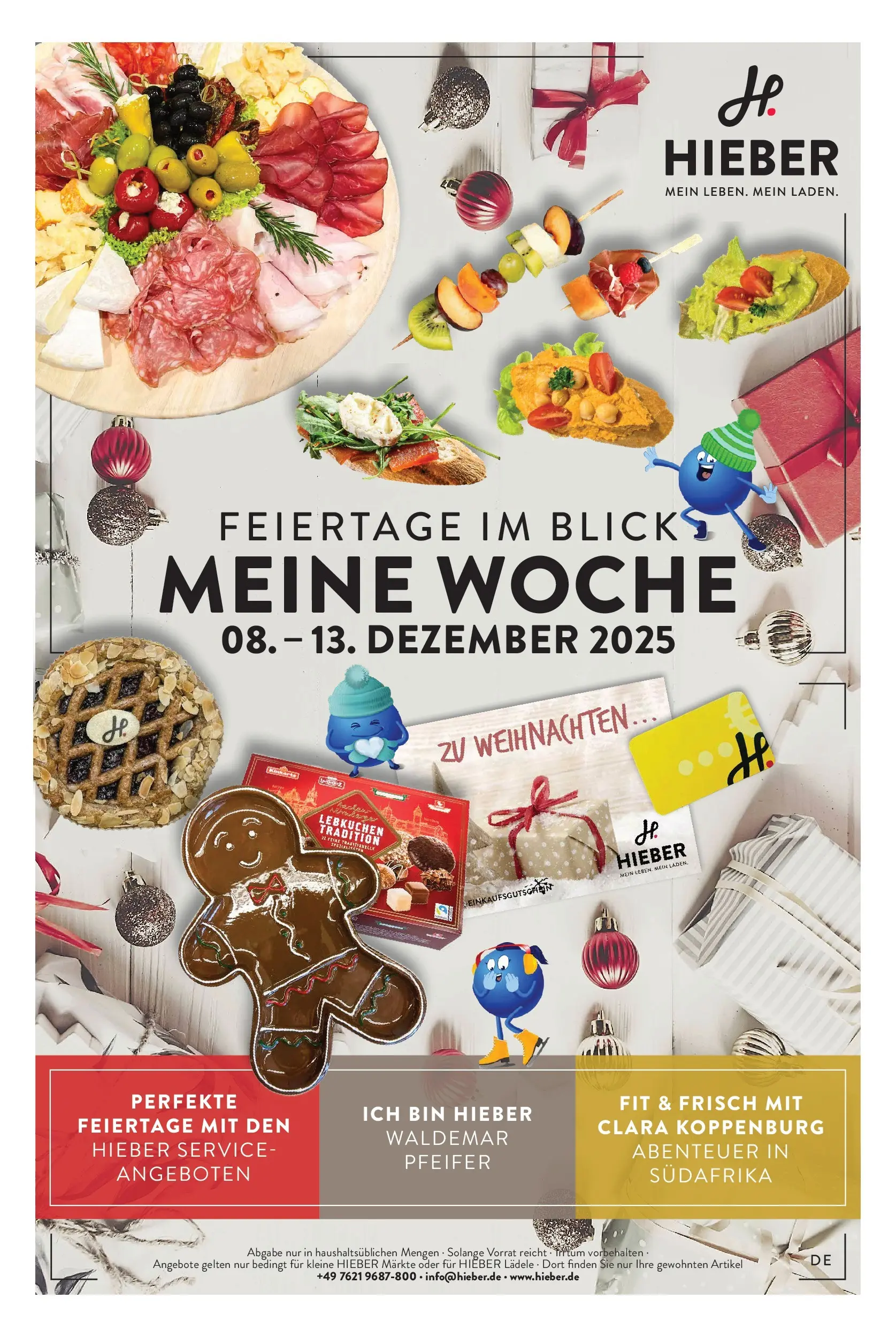 Entdecke - Hieber's Frischecenter: Meine Woche (ab 07.12.2025) zum Blättern | Seite: 1