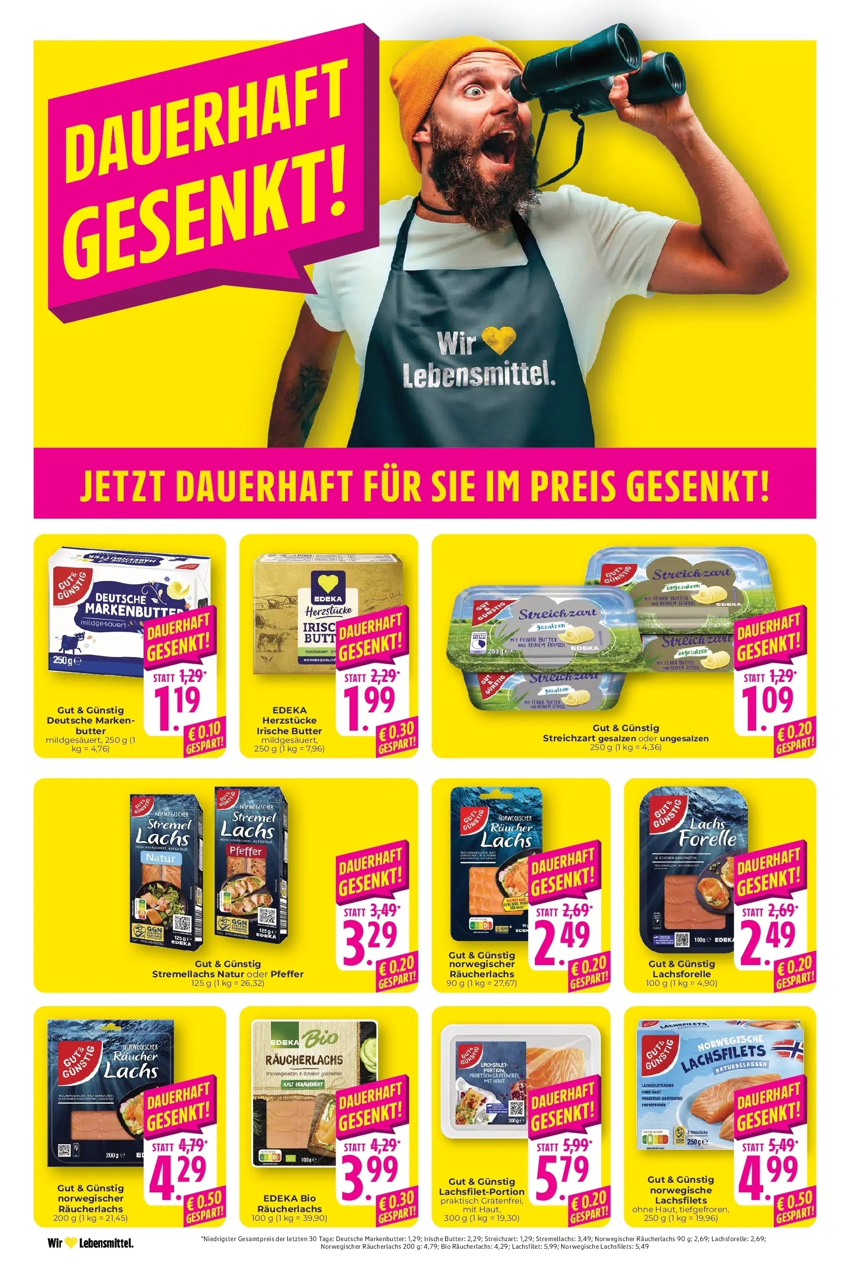 Entdecke - Hieber's Frischecenter: Meine Woche (ab 07.12.2025) zum Blättern | Seite: 17 | Produkte: Butter, Rapsöl, Lachs, Räucherlachs