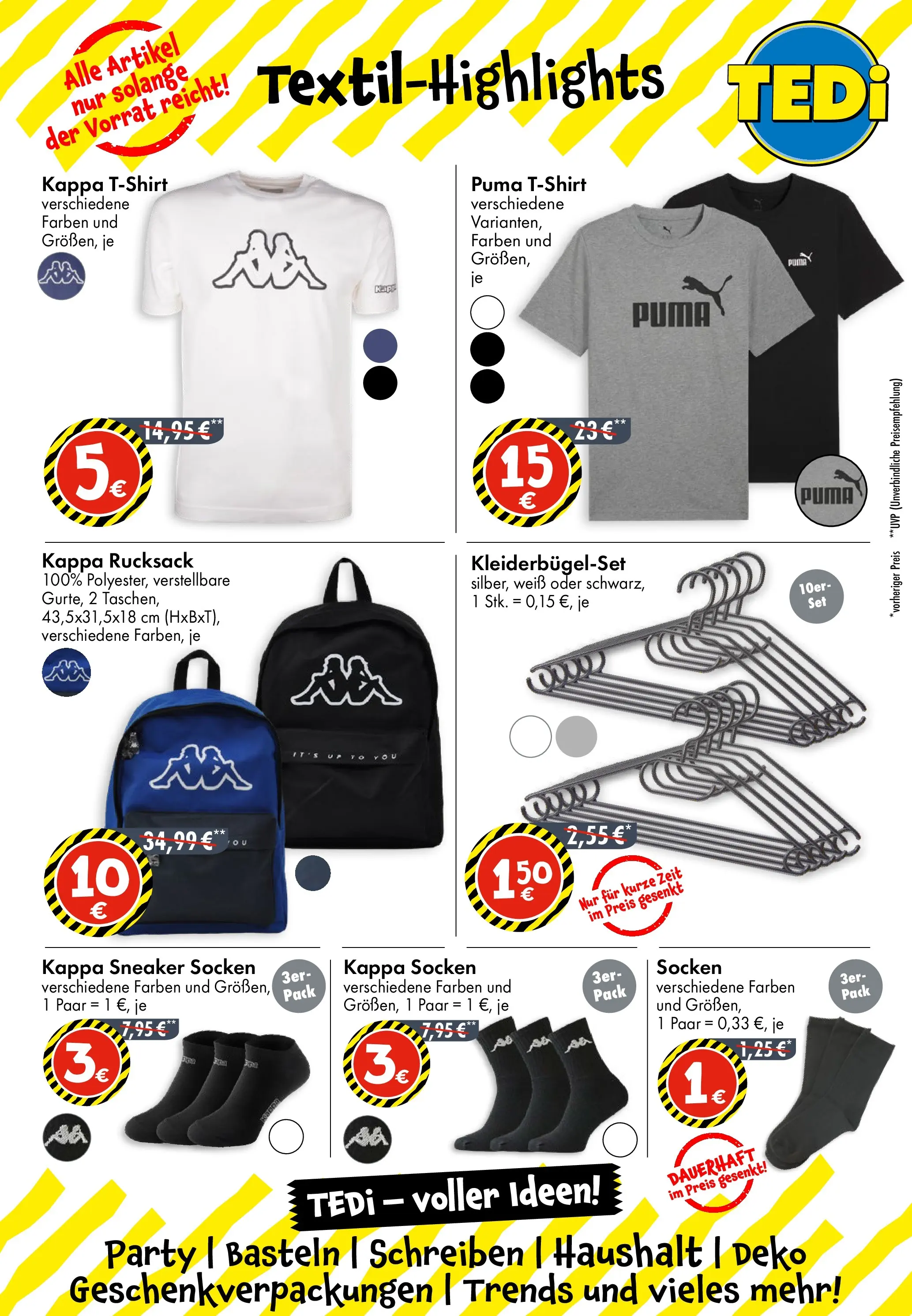 TEDi - Neueröffnung in Neunburg vorm Wald (ab 19.12.2025) zum Blättern | Seite: 5 | Produkte: Socken, Rucksack