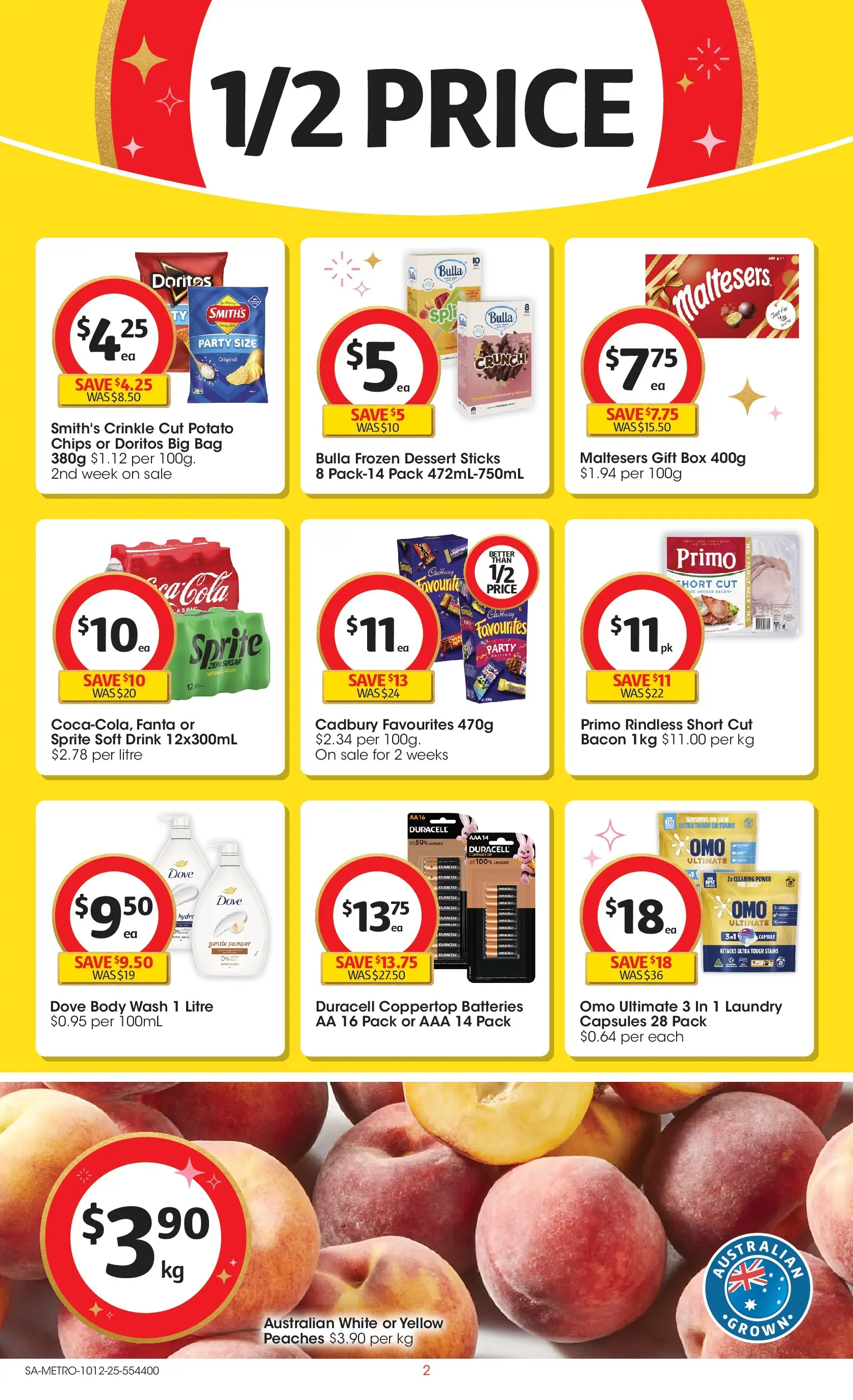 ﻿﻿Coles catalogue valid from 10/12/2025 > Online Australia | Page: 2 | Products: Vegetables, Seafood, Fridge, Freezer