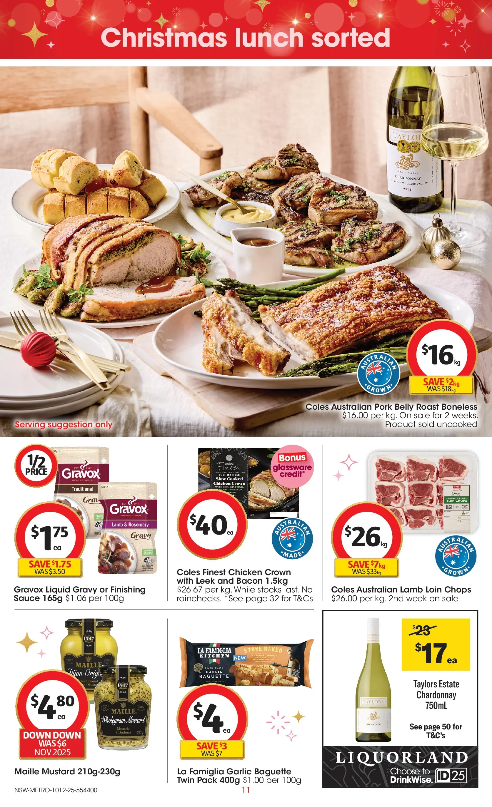 ﻿﻿Coles catalogue valid from 10/12/2025 > Online Australia | Page: 11 | Products: Chicken, Pork, Lamb