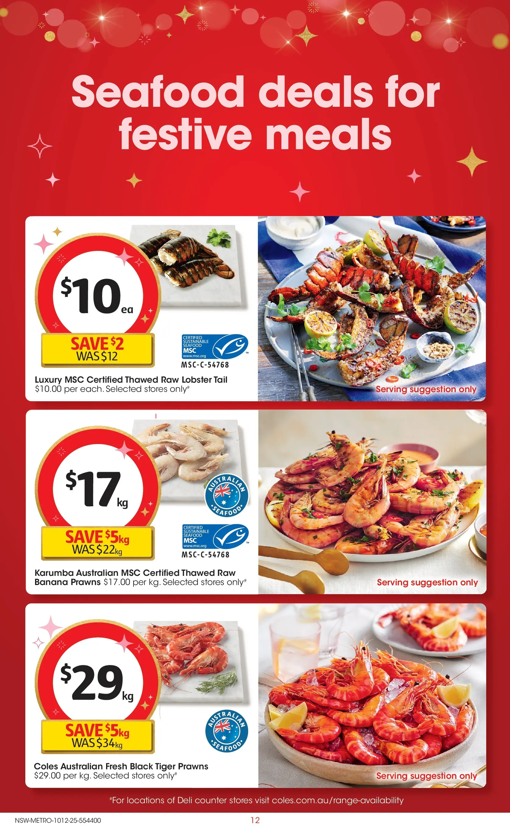 ﻿﻿Coles catalogue valid from 10/12/2025 > Online Australia | Page: 12 | Products: Glassware, Lamb, Sauce, Garlic