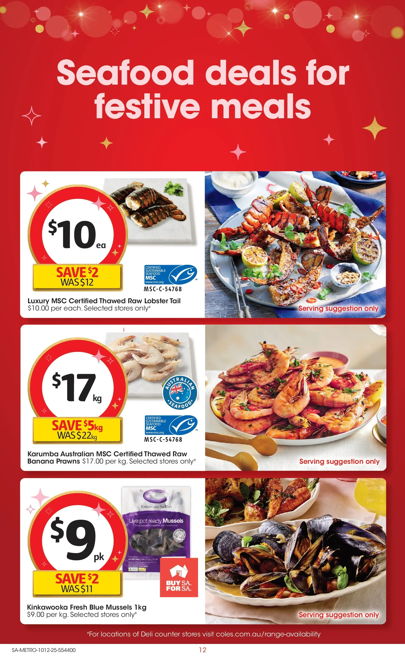 ﻿﻿Coles catalogue valid from 10/12/2025 > Online Australia | Page: 12 | Products: Lamb, Mustard, Sauce, Garlic