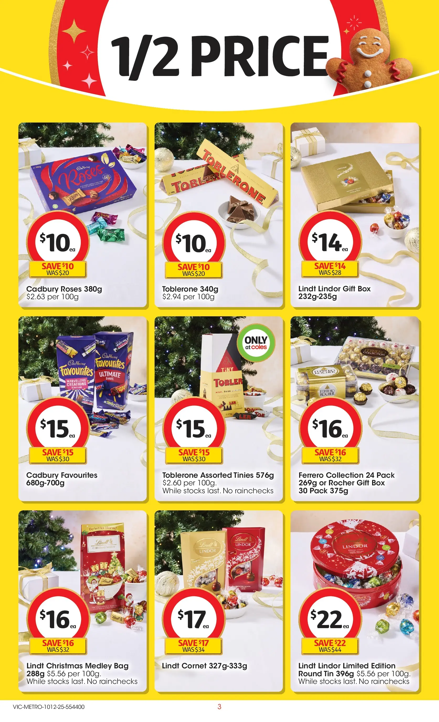 ﻿﻿Coles catalogue valid from 10/12/2025 > Online Australia | Page: 3 | Products: Box, Powder, Chips, Bag