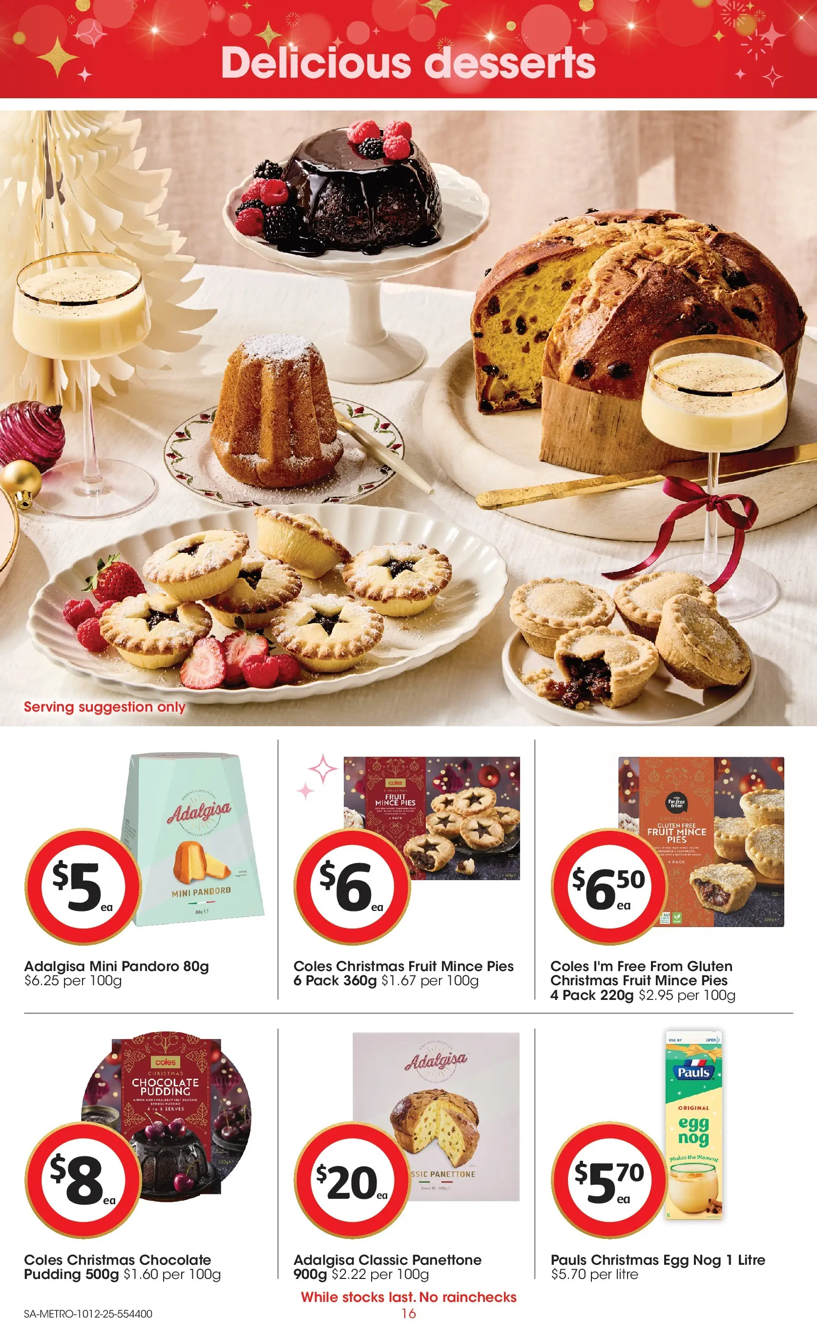 ﻿﻿Coles catalogue valid from 10/12/2025 > Online Australia | Page: 16 | Products: Butter, Chocolate, Pudding, Date