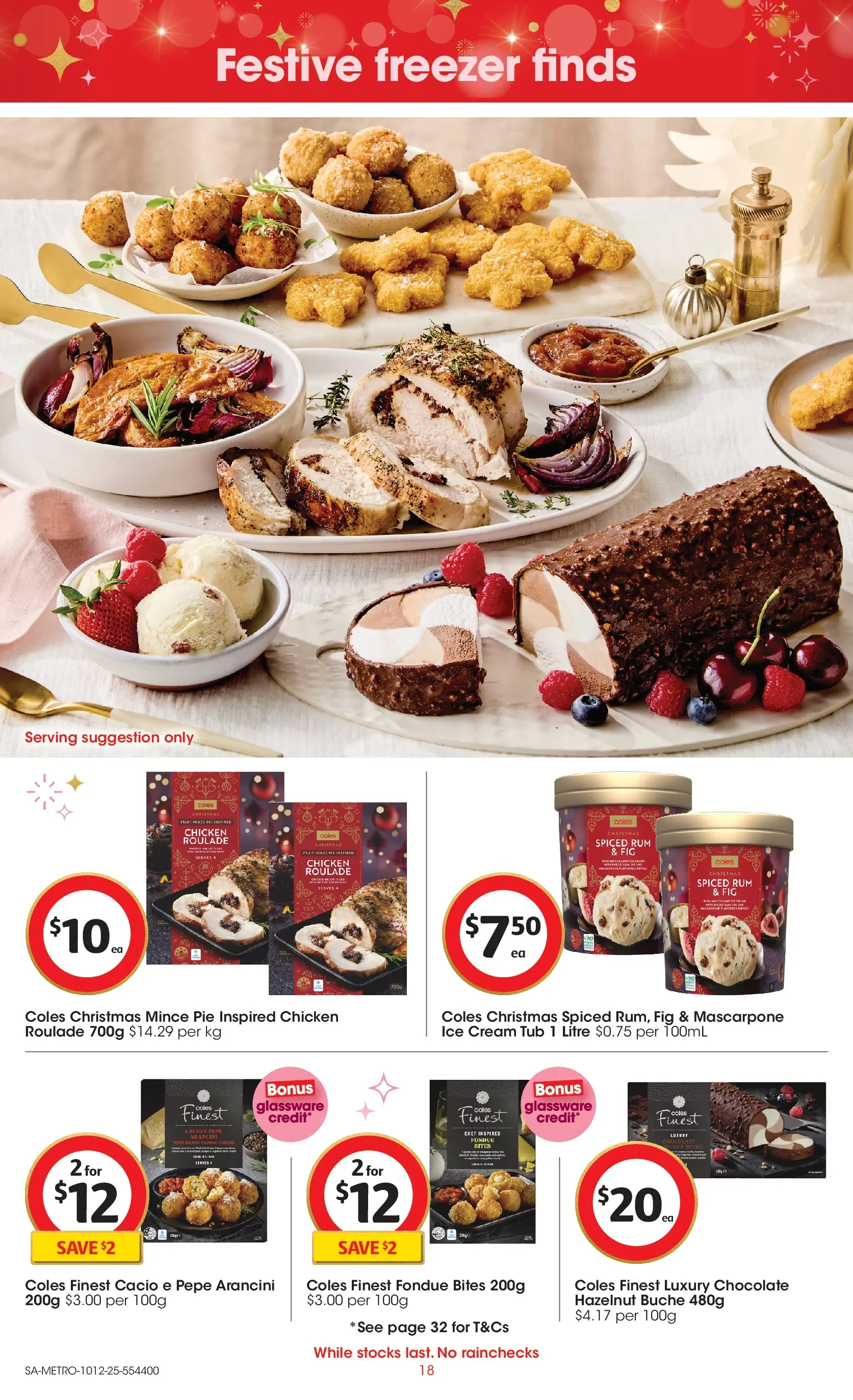 ﻿﻿Coles catalogue valid from 10/12/2025 > Online Australia | Page: 18 | Products: Glassware, Pudding