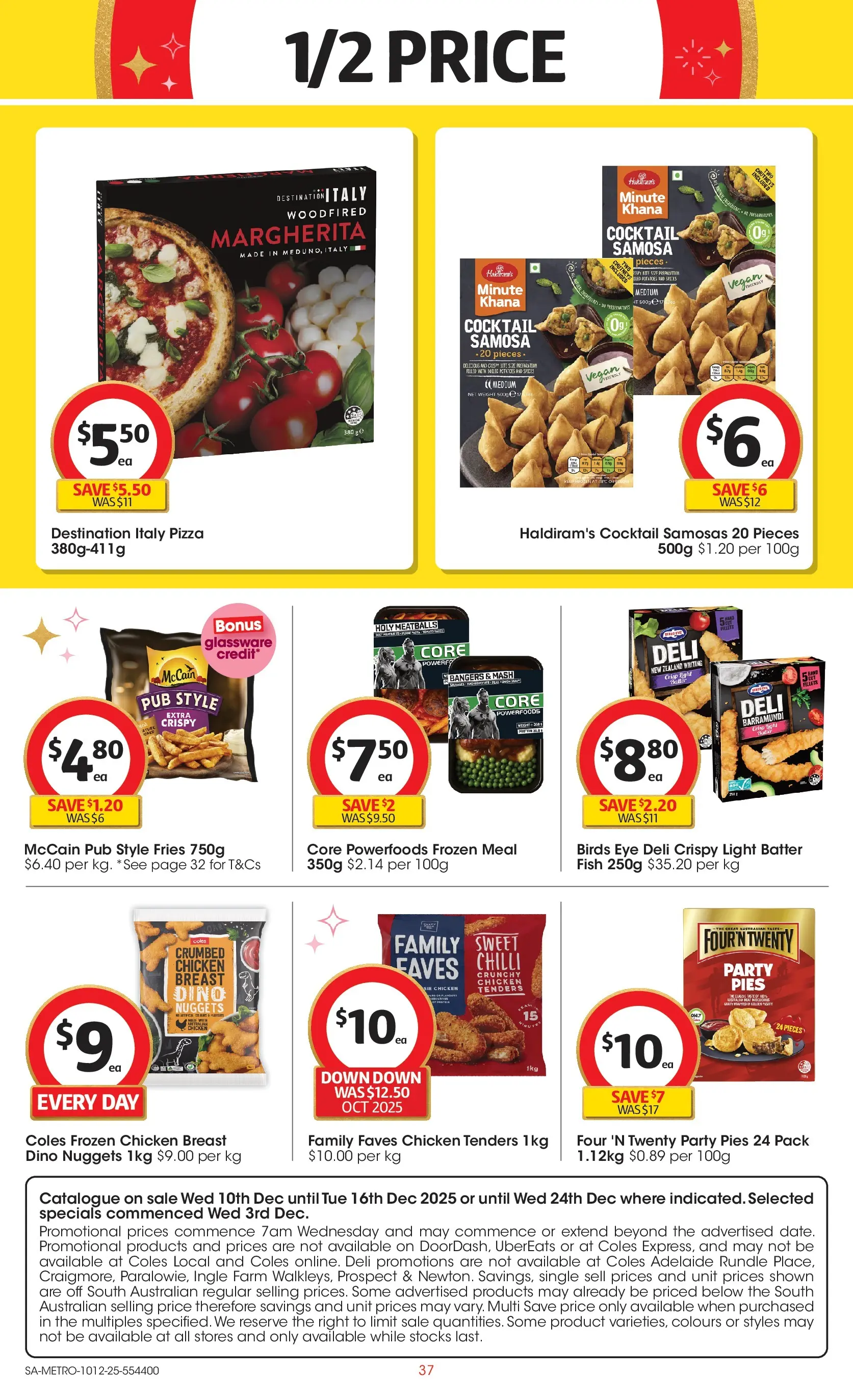 ﻿﻿Coles catalogue valid from 10/12/2025 > Online Australia | Page: 37 | Products: Milk, Dairy, Ham, Meat