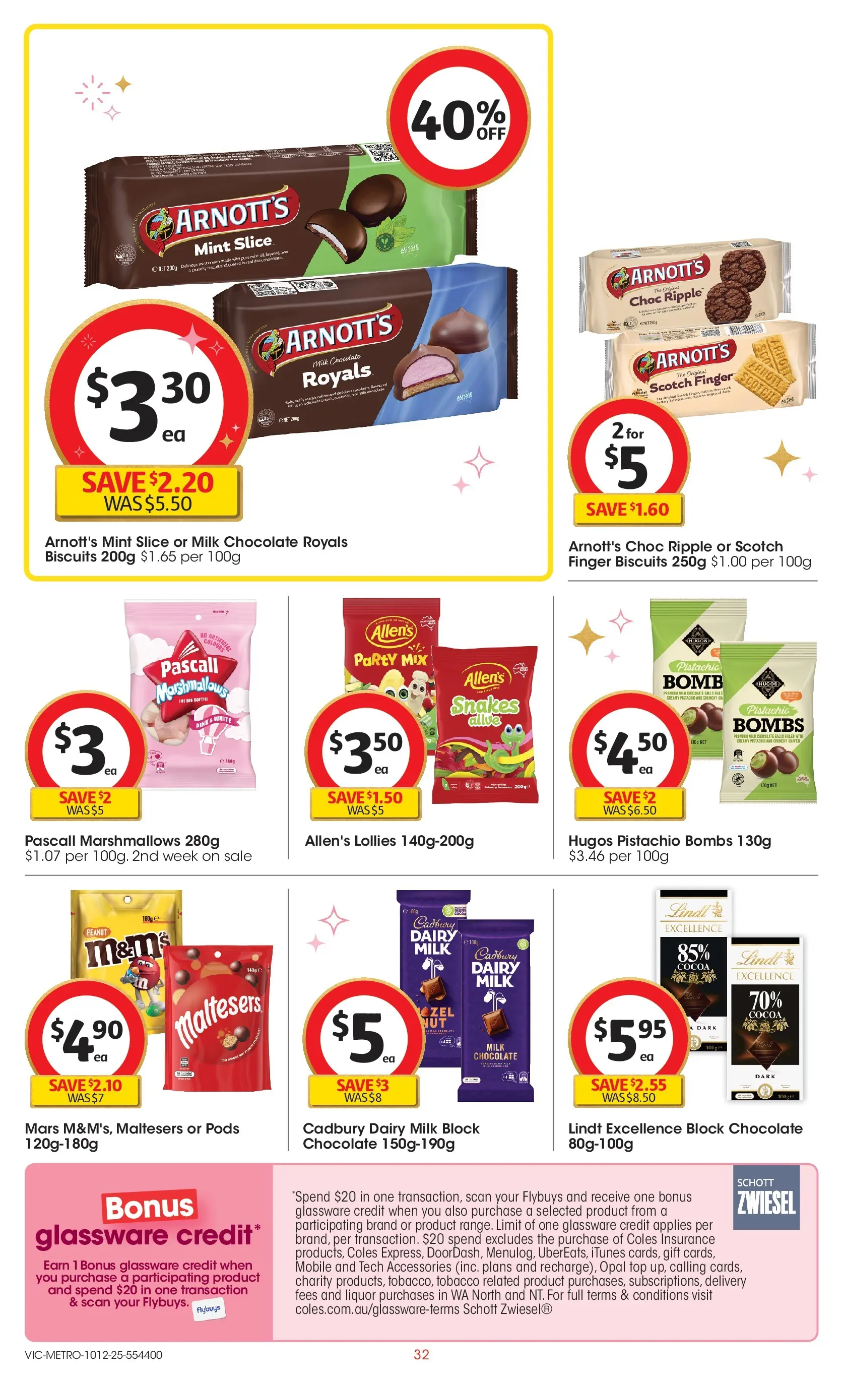 ﻿﻿Coles catalogue valid from 10/12/2025 > Online Australia | Page: 32 | Products: Crackers, Chips, Biscuits, Oven