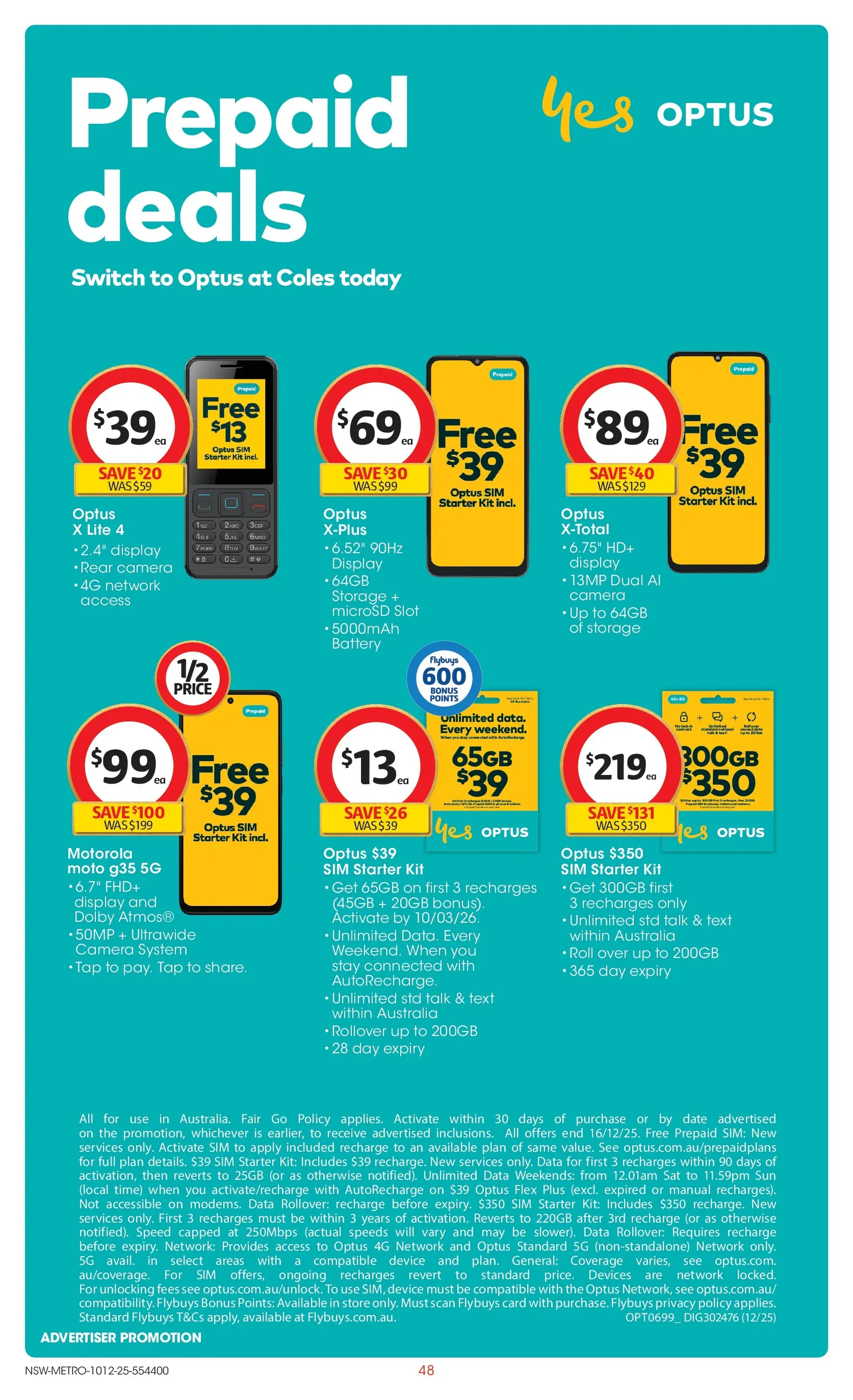 ﻿﻿Coles catalogue valid from 10/12/2025 > Online Australia | Page: 48 | Products: Device, Camera, Mobile