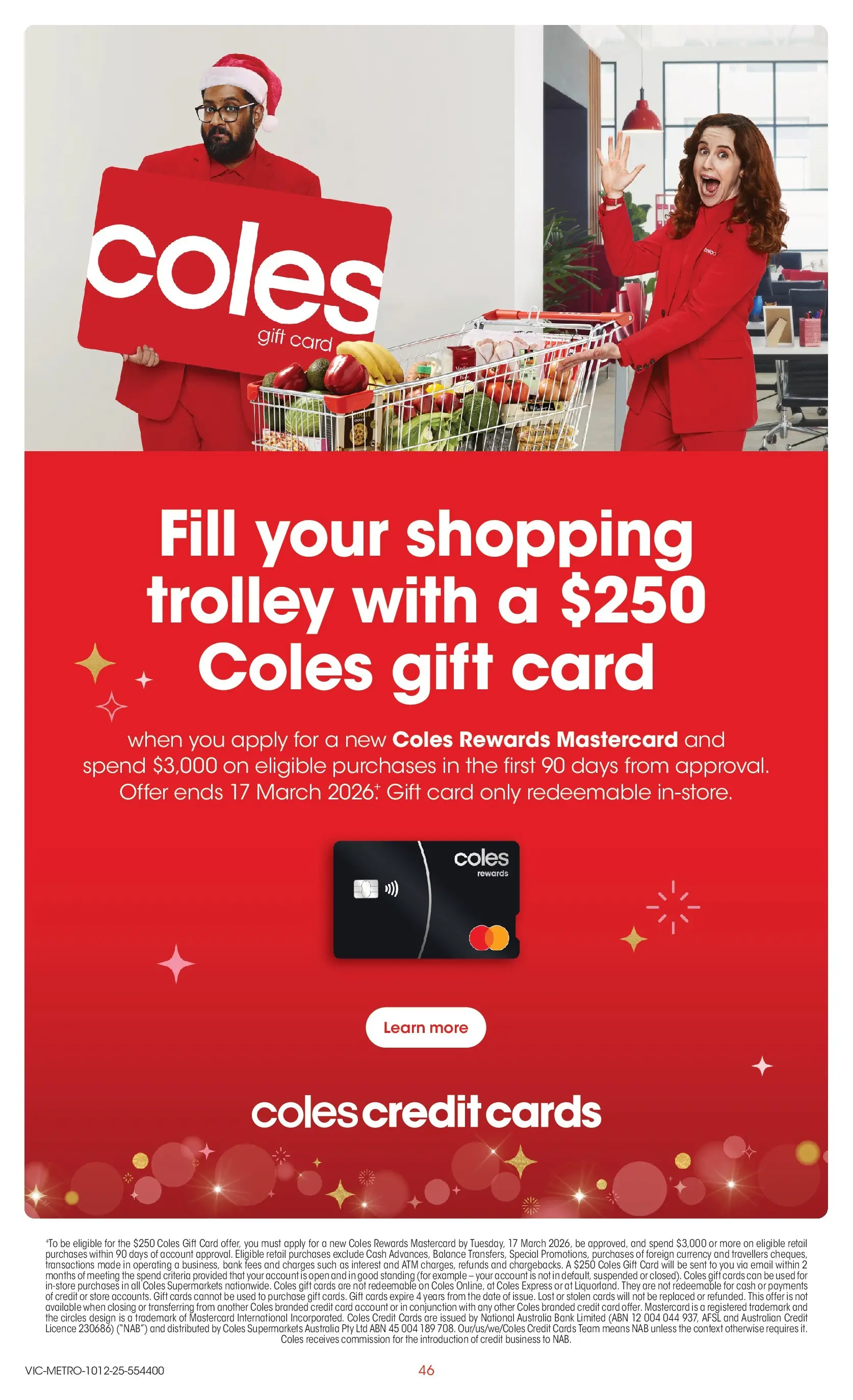 ﻿﻿Coles catalogue valid from 10/12/2025 > Online Australia | Page: 46 | Products: Glassware, Chicken, Rice, Nappies