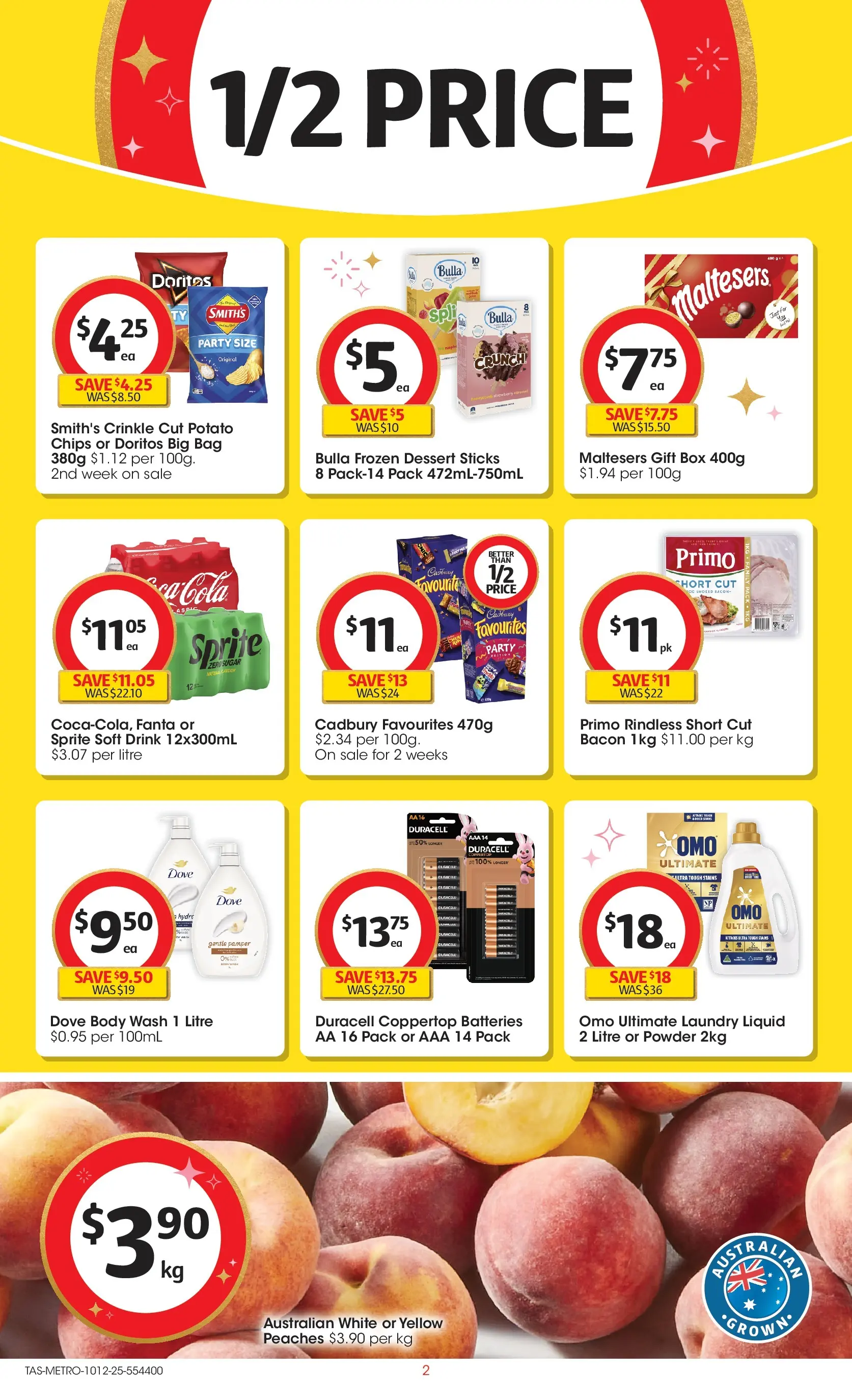 ﻿﻿Coles catalogue valid from 10/12/2025 > Online Australia | Page: 2 | Products: Vegetables, Seafood, Fridge, Freezer
