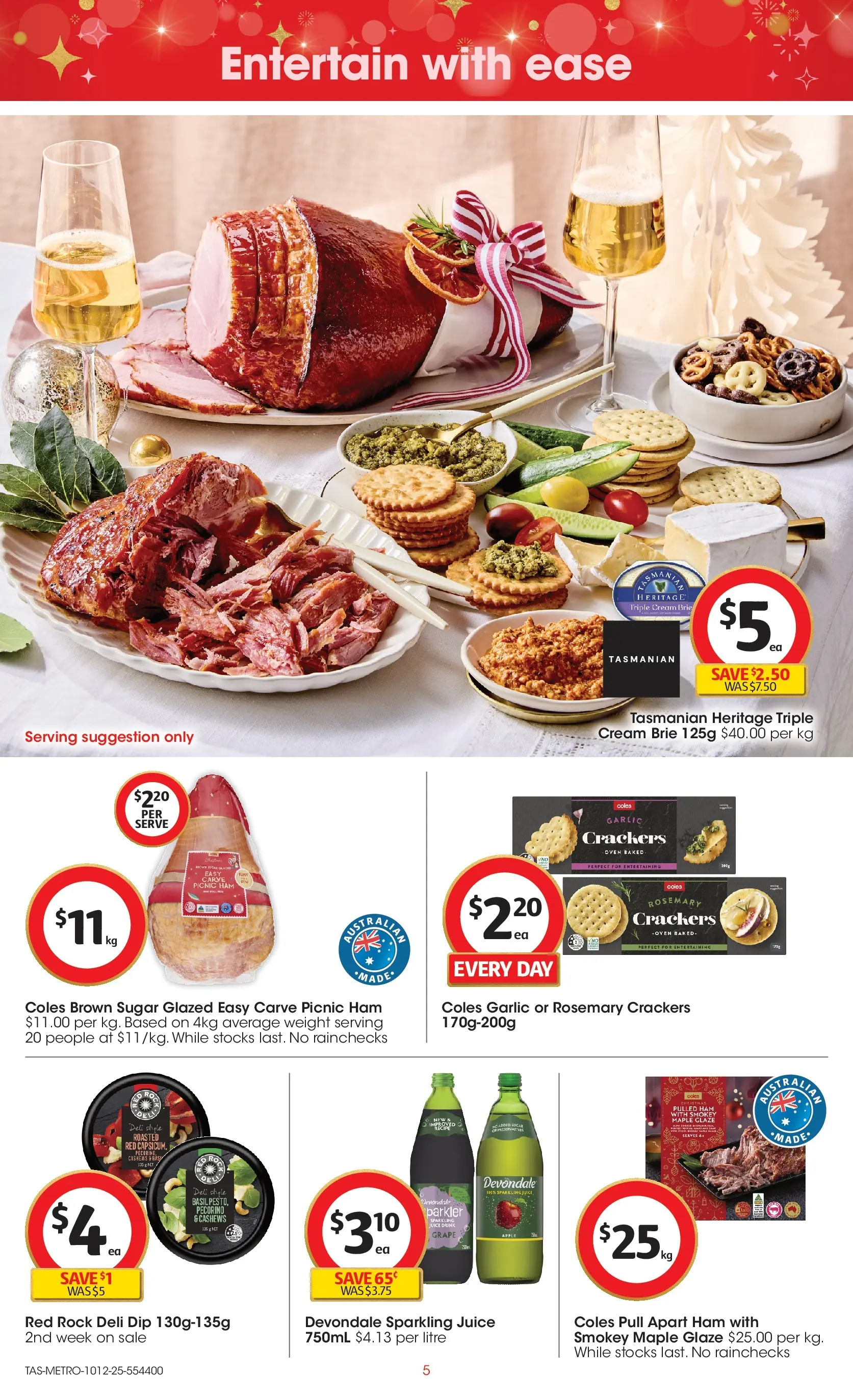 ﻿﻿Coles catalogue valid from 10/12/2025 > Online Australia | Page: 5 | Products: Salami, Cucumbers, Salmon, Pumpkin