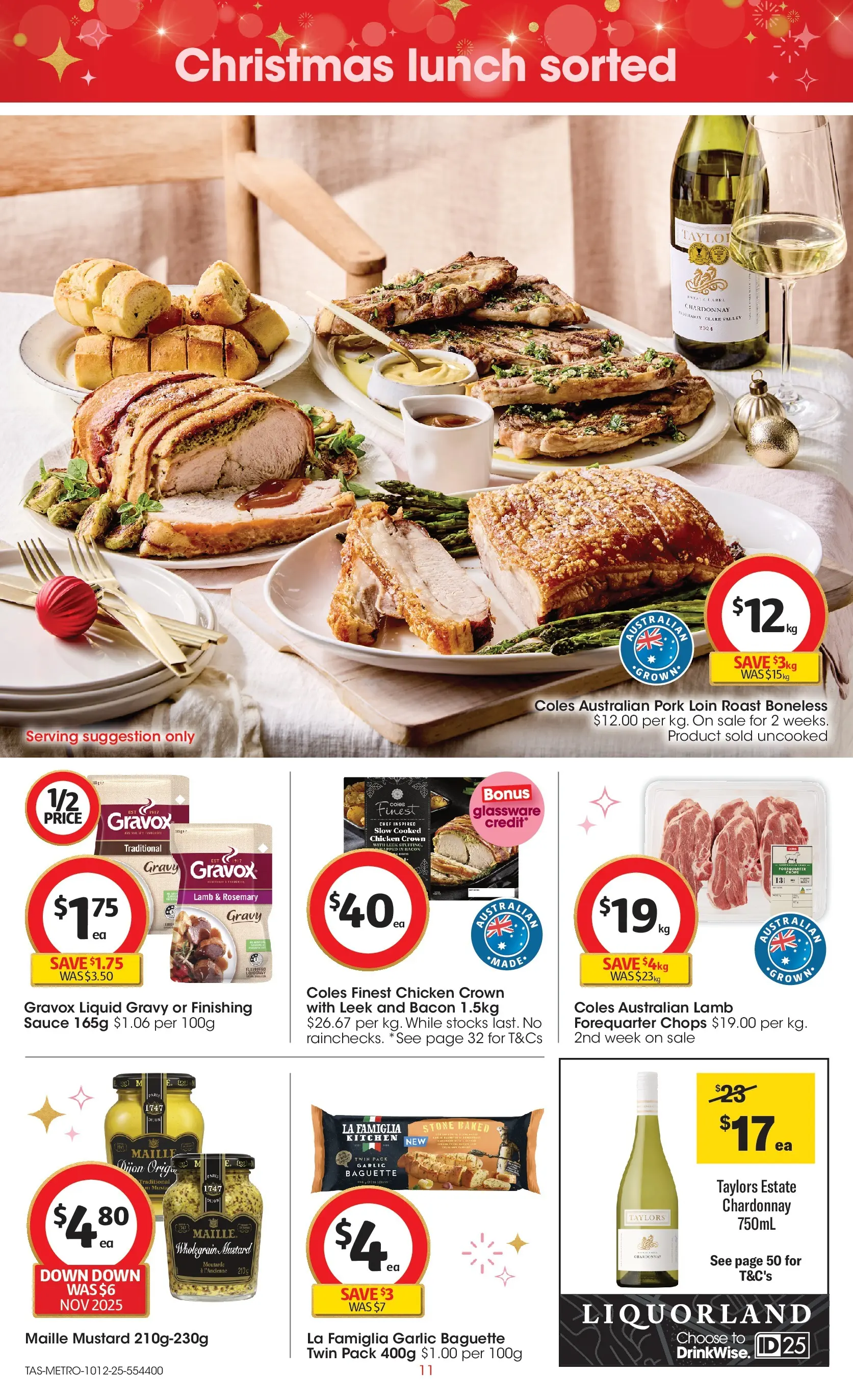 ﻿﻿Coles catalogue valid from 10/12/2025 > Online Australia | Page: 11 | Products: Chicken, Pork, Lamb