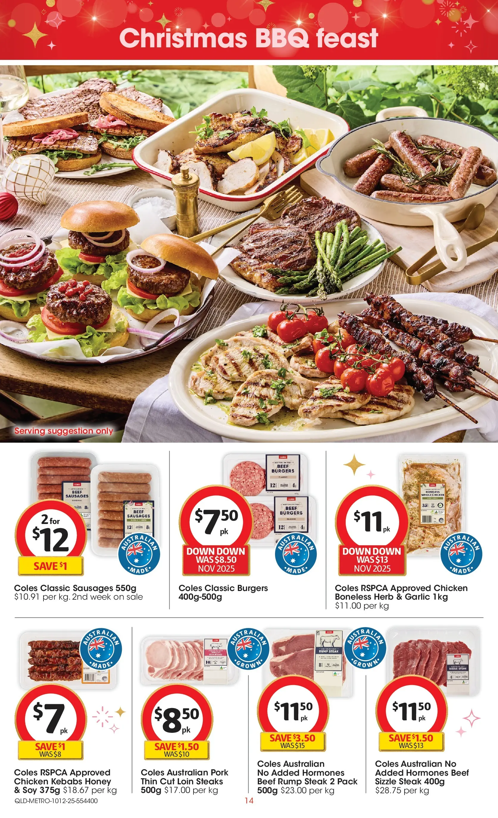 ﻿﻿Coles catalogue valid from 10/12/2025 > Online Australia | Page: 14 | Products: Chicken, Passionfruit, Sauce, Seafood
