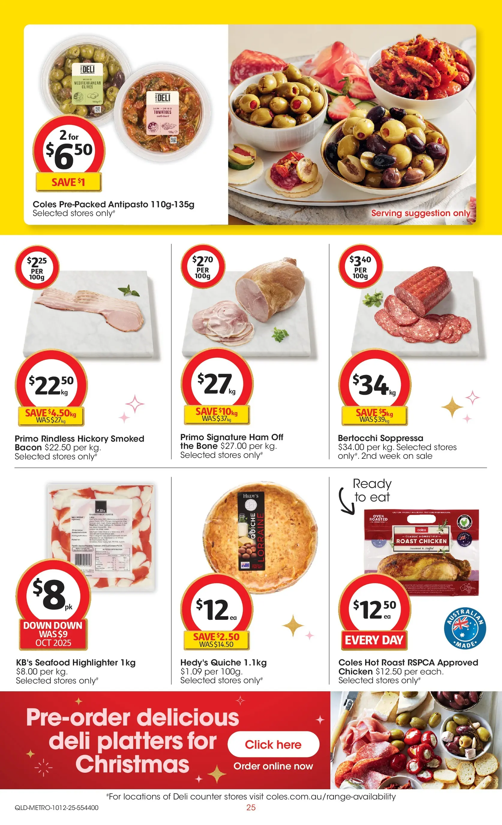 ﻿﻿Coles catalogue valid from 10/12/2025 > Online Australia | Page: 25 | Products: Lettuce, Tomatoes, Salad, Blueberries