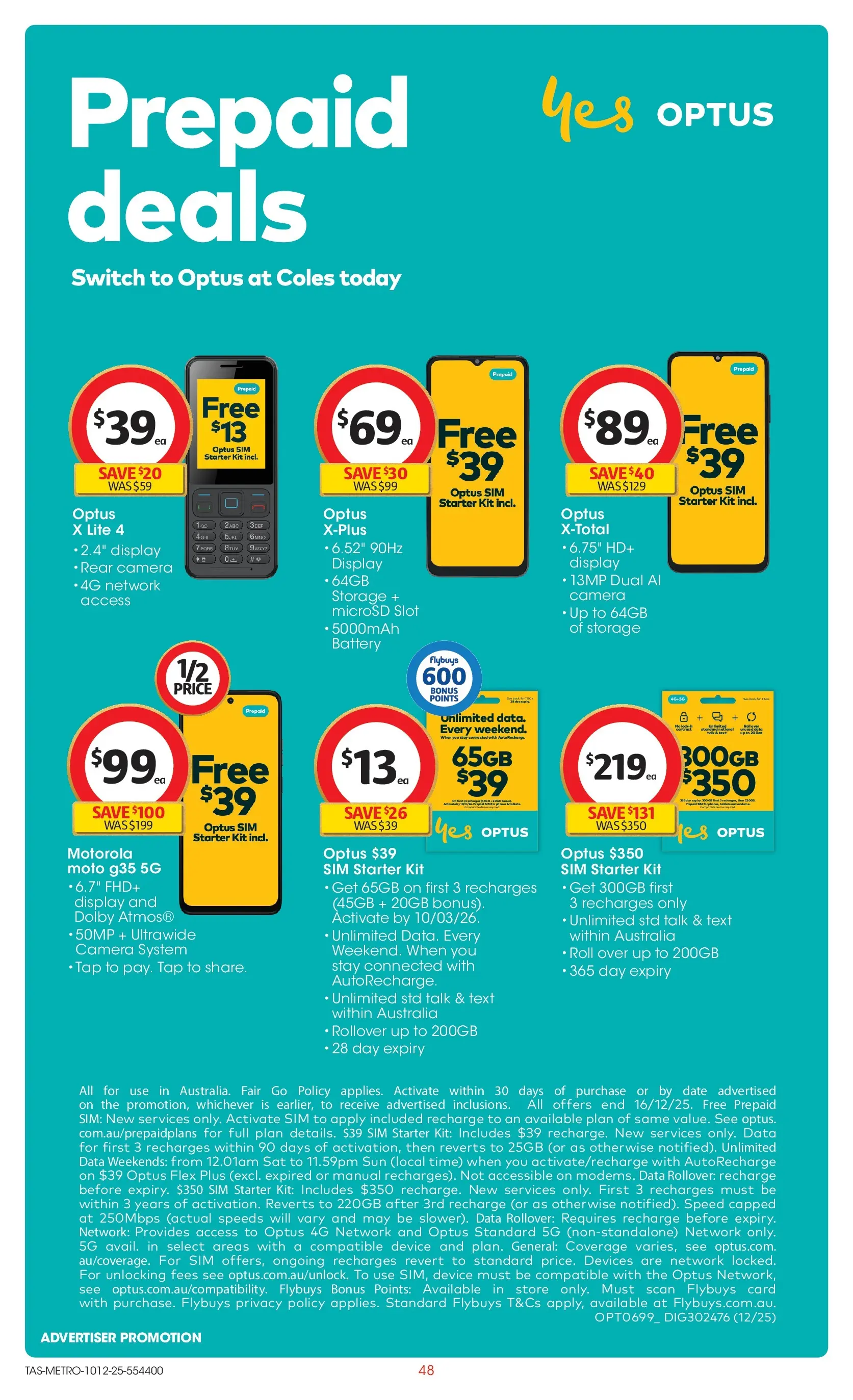﻿﻿Coles catalogue valid from 10/12/2025 > Online Australia | Page: 48 | Products: Device, Camera, Mobile